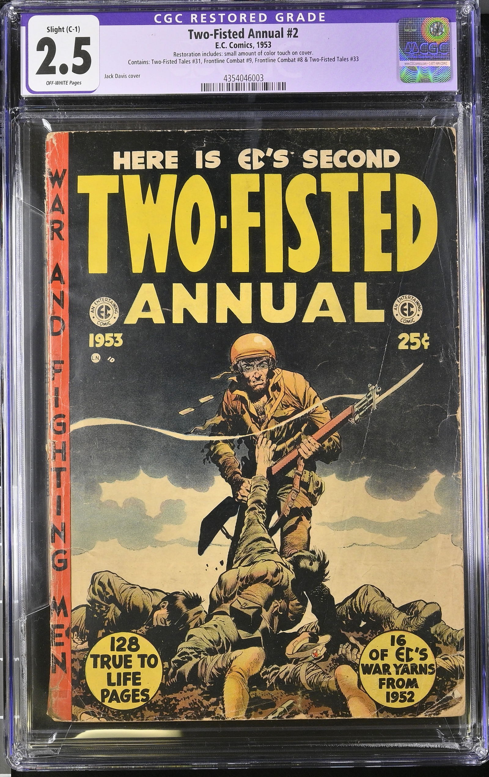 Two-Fisted Annual 2 1953 E.C. Comics CGC 2.5 (1 of 2)