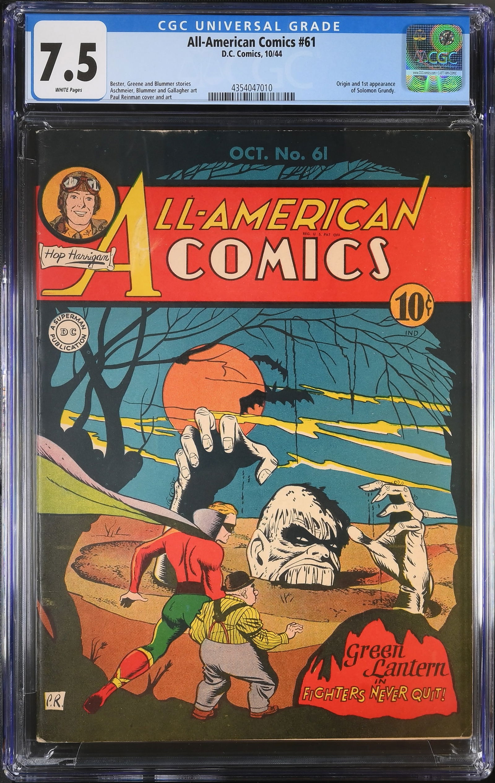 All-American Comics 61 10/44 D.C. Comics CGC 7.5 (1 of 2)