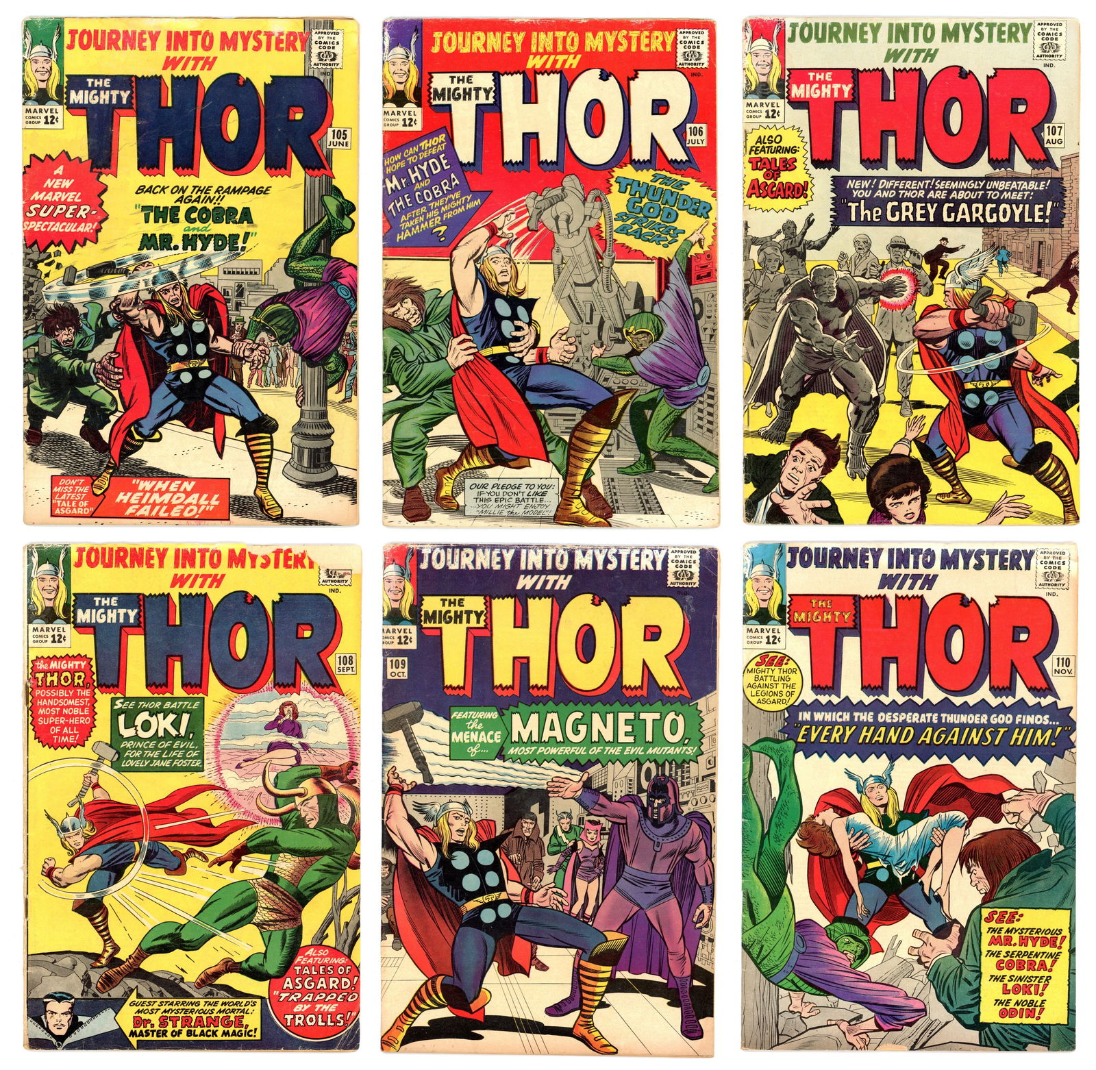 (35) Marvel Journey into Mystery / Thor  Comics (1 of 3)