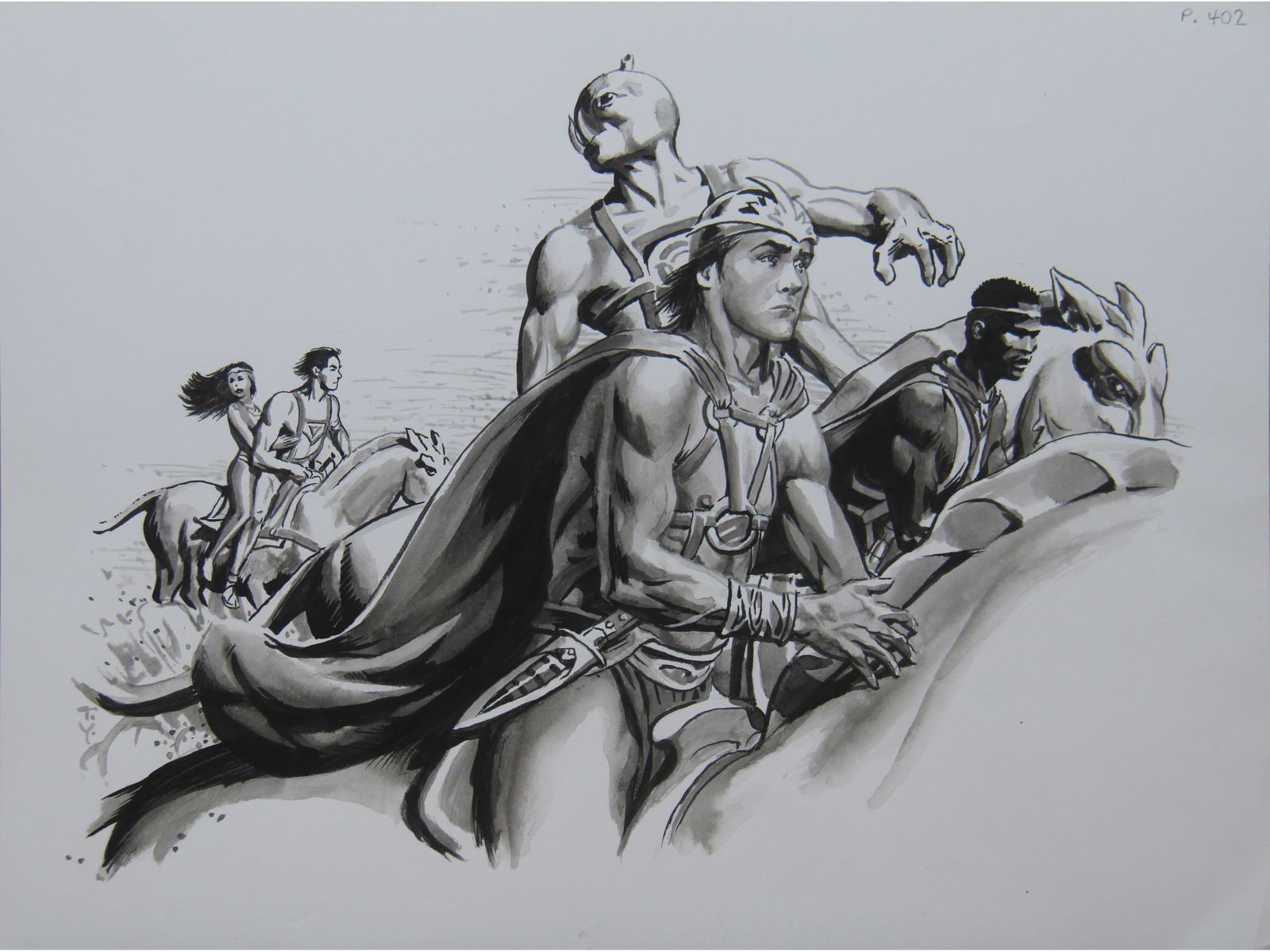 Tom Yeates John Carter of Mars Page 402 Original (1 of 1)