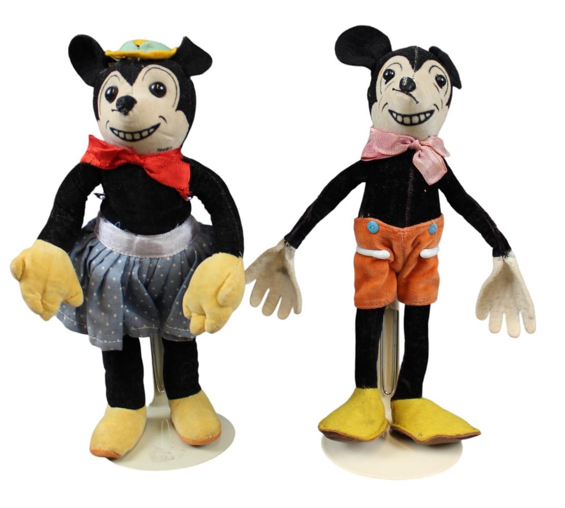 Mickey & Minnie Dean's Rag Book Dolls (1 of 2)
