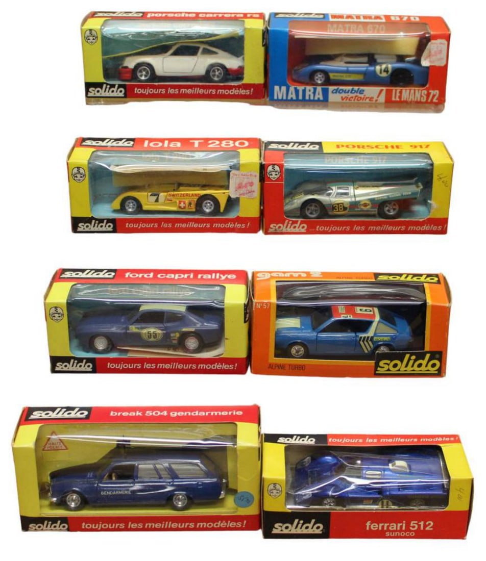 (8) Boxed Solido Diecast Vehicles (1 of 2)