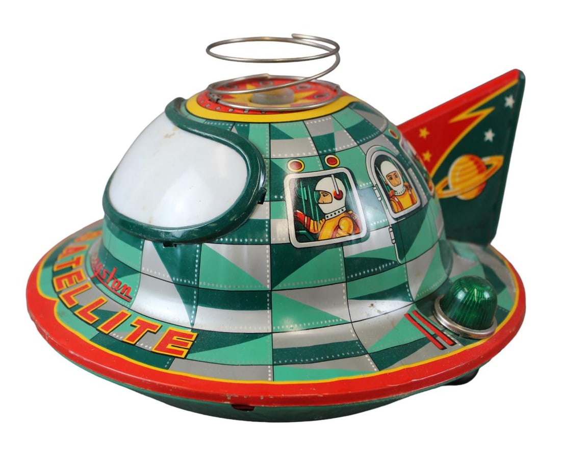 (2) Tin Lithographed Space Toys (1 of 8)