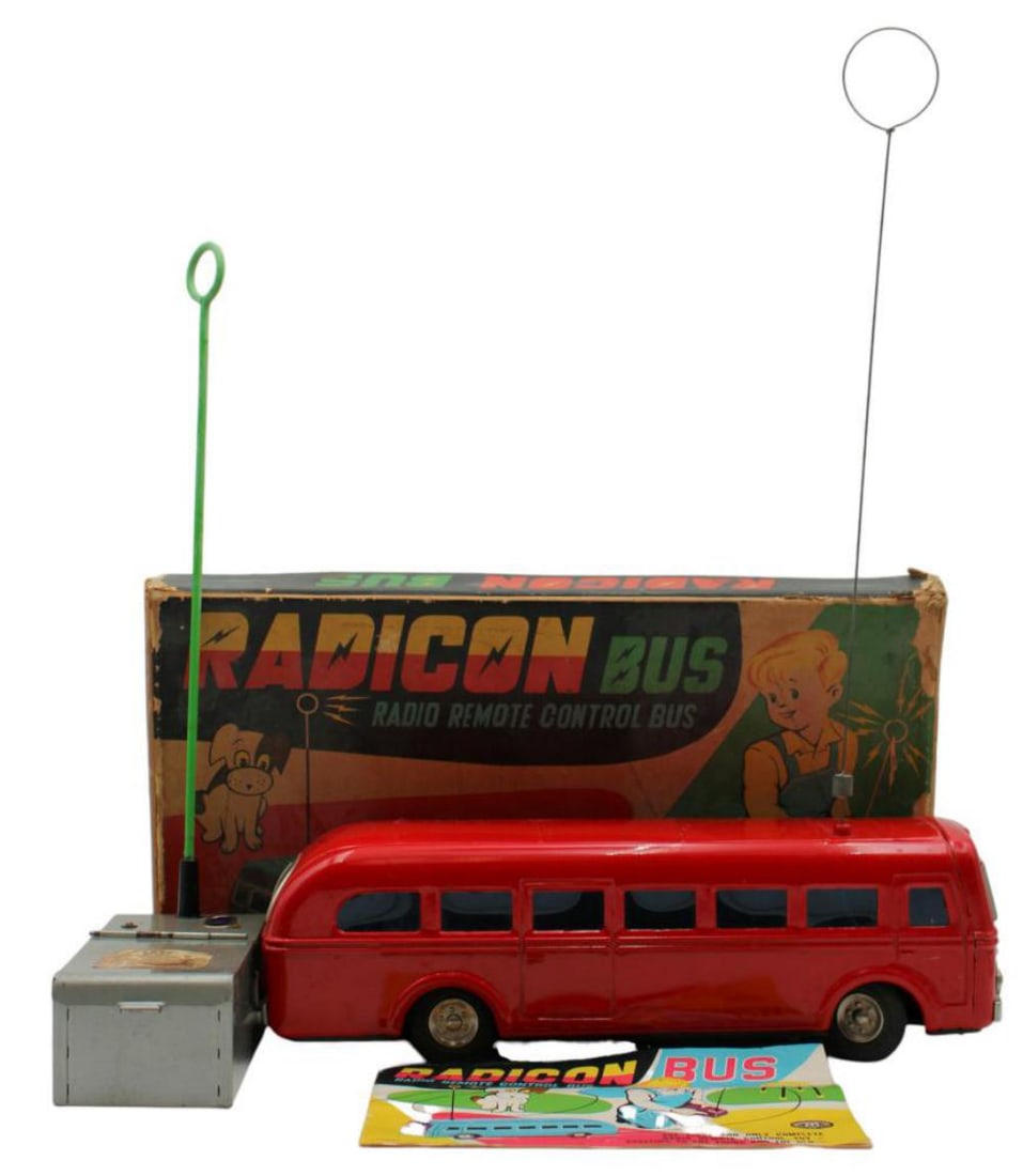 1950's Radicon Remote Control Bus with Box (1 of 10)
