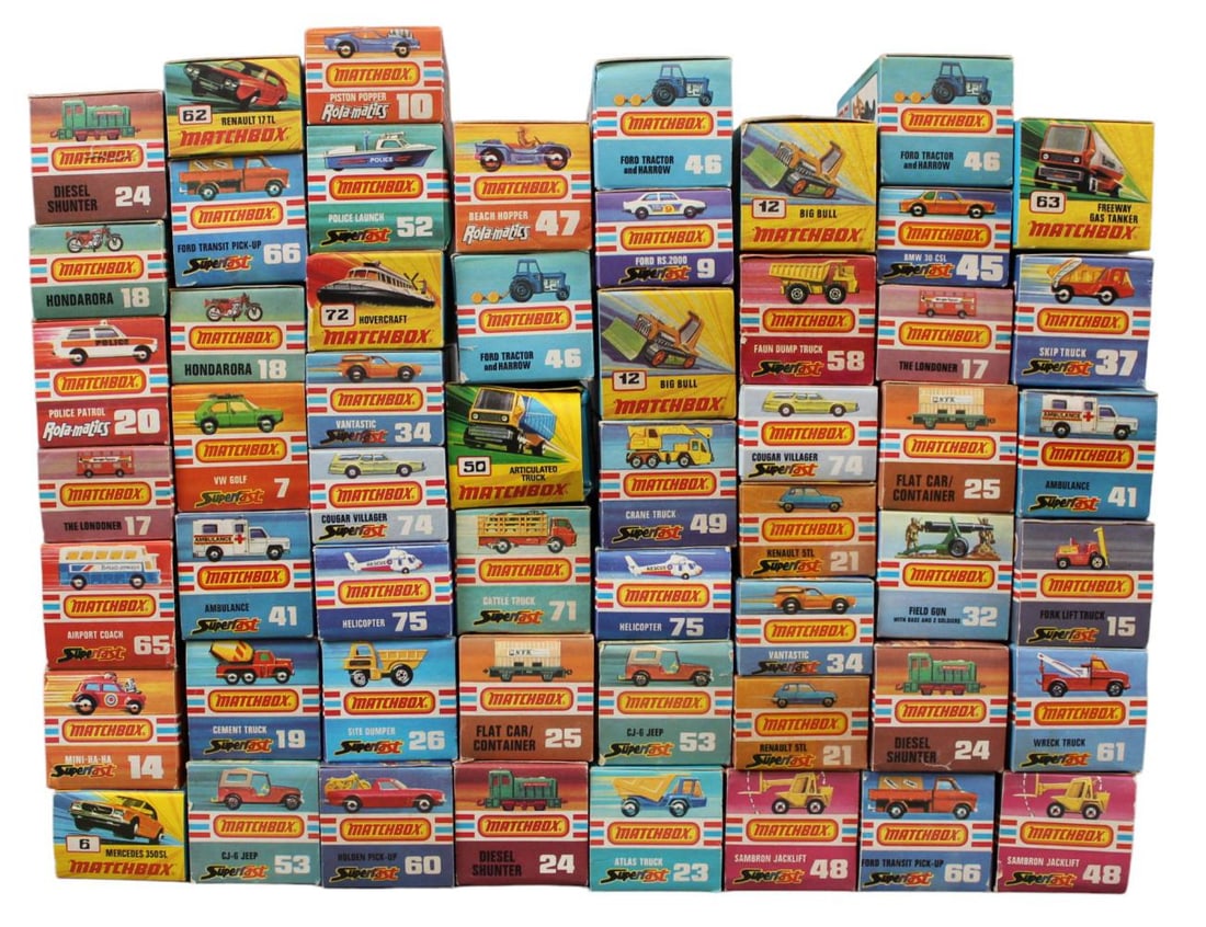 Boxed Matchbox Lot, Superfast, Rola-matics (1 of 8)
