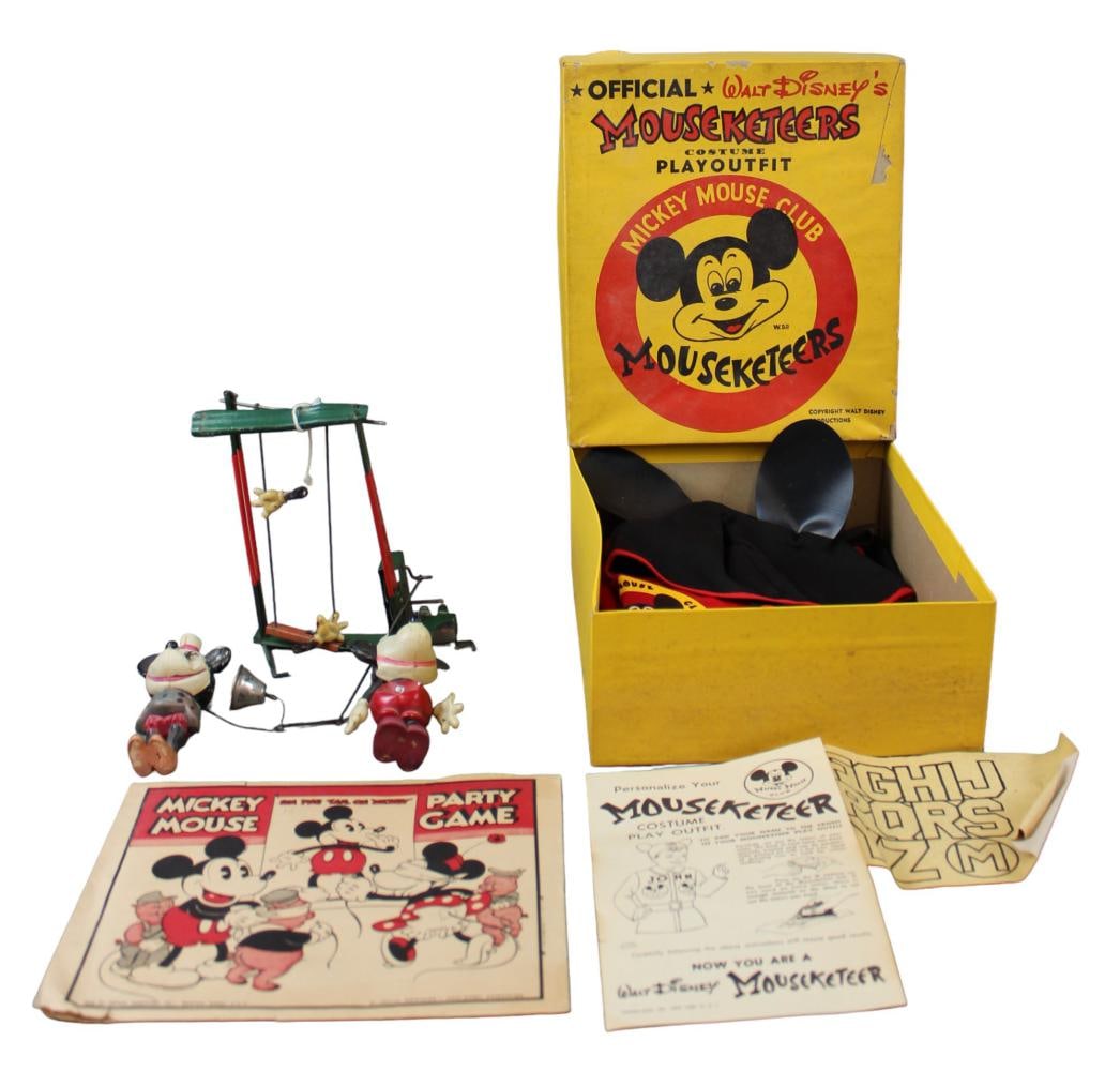 Vintage 3 Piece Disney Mickey & Minnie Mouse Lot (1 of 3)