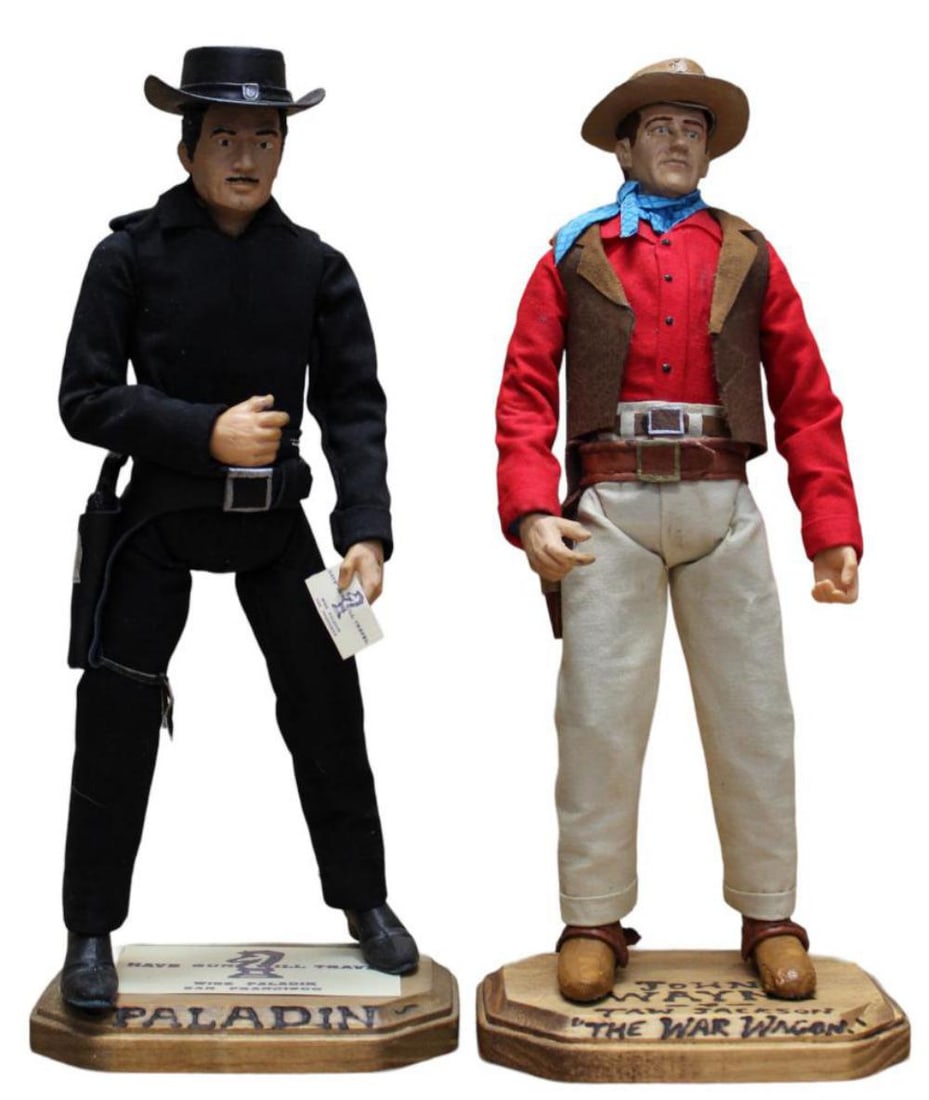 Custom John Wayne & Paladin Western Figures (1 of 5)