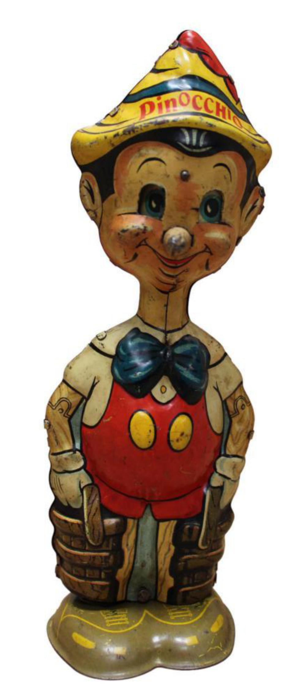 1939 Disney Marx Pinocchio Tin Litho Walker (1 of 2)