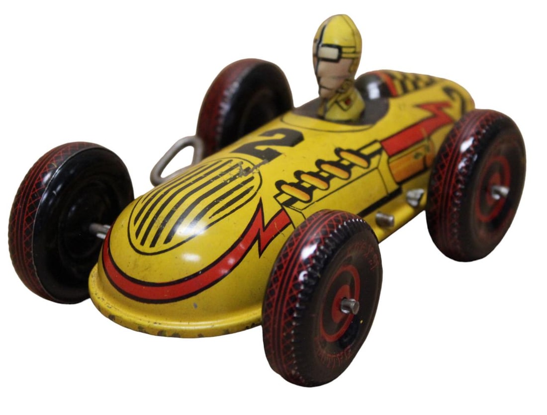 Tin Litho Marx Windup #2 Mechanical Speed Racer (1 of 3)