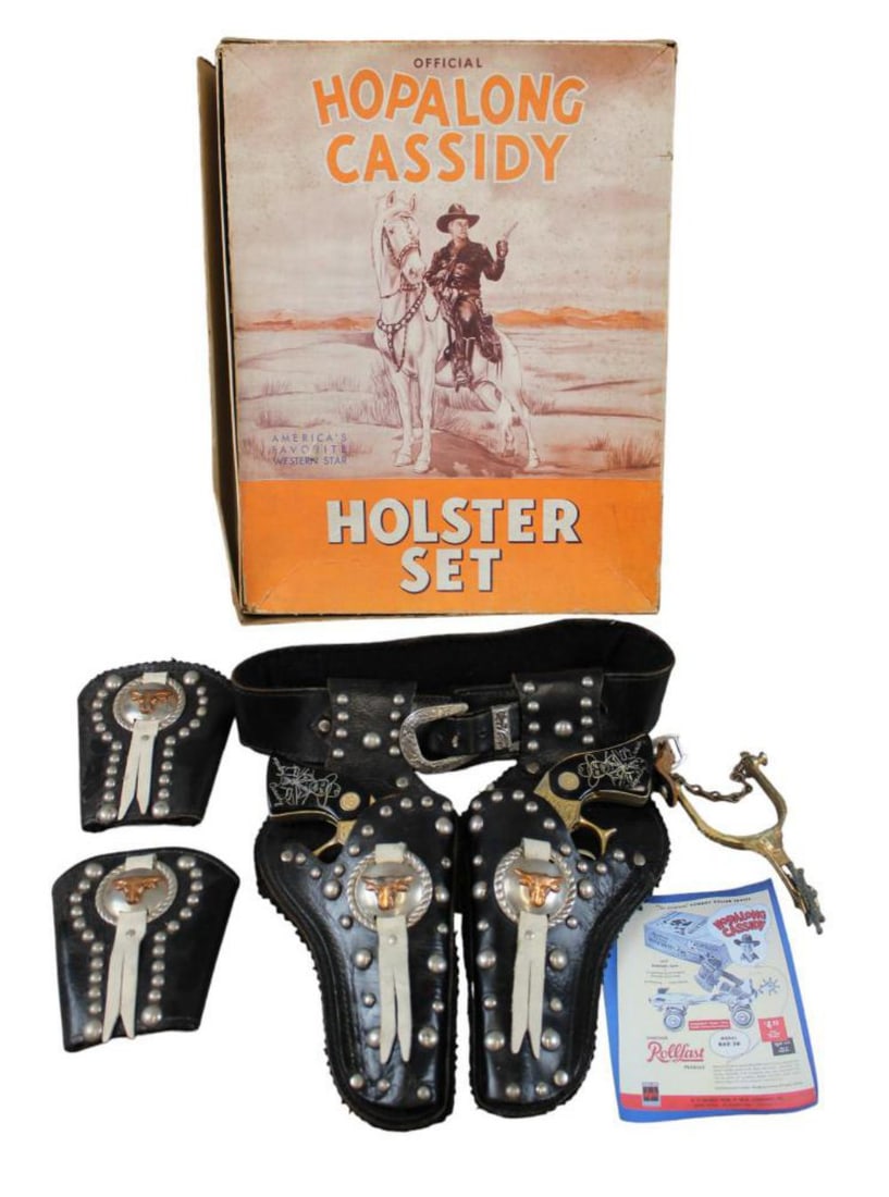 Hopalong Cassidy Holster Set Boxed (1 of 9)