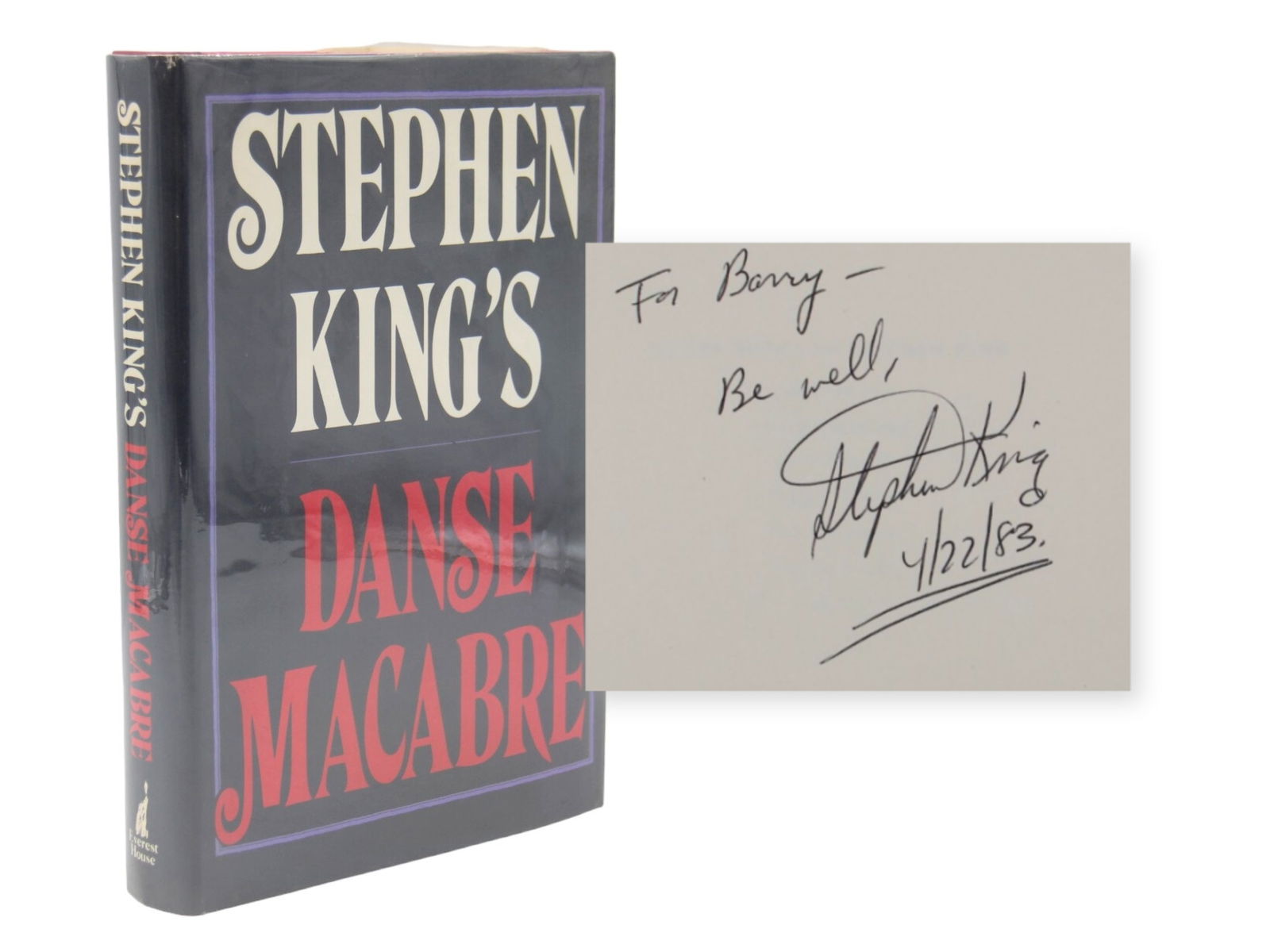 Stephen King. Danse Macabre Signed 1st Edition (1 of 4)