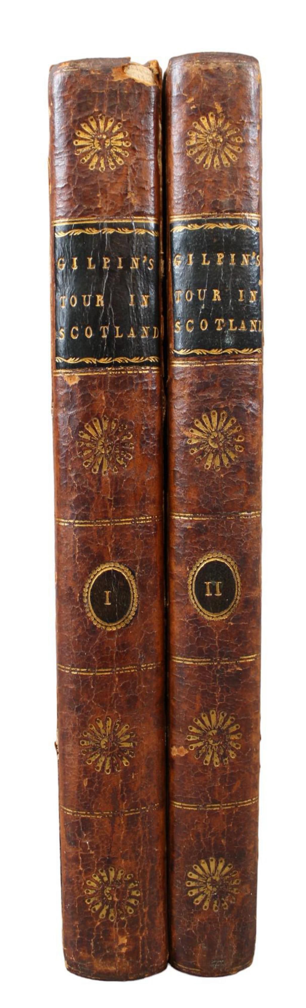 William Gilpin. 2 Volumes London 1789: Observations, relative chiefly to, Picturesque Beauty, Made in the Year 1776, on Several Parts of Great Britain, Particularly the High-Lands of Scotland.Appears complete with tinted plates and maps. S