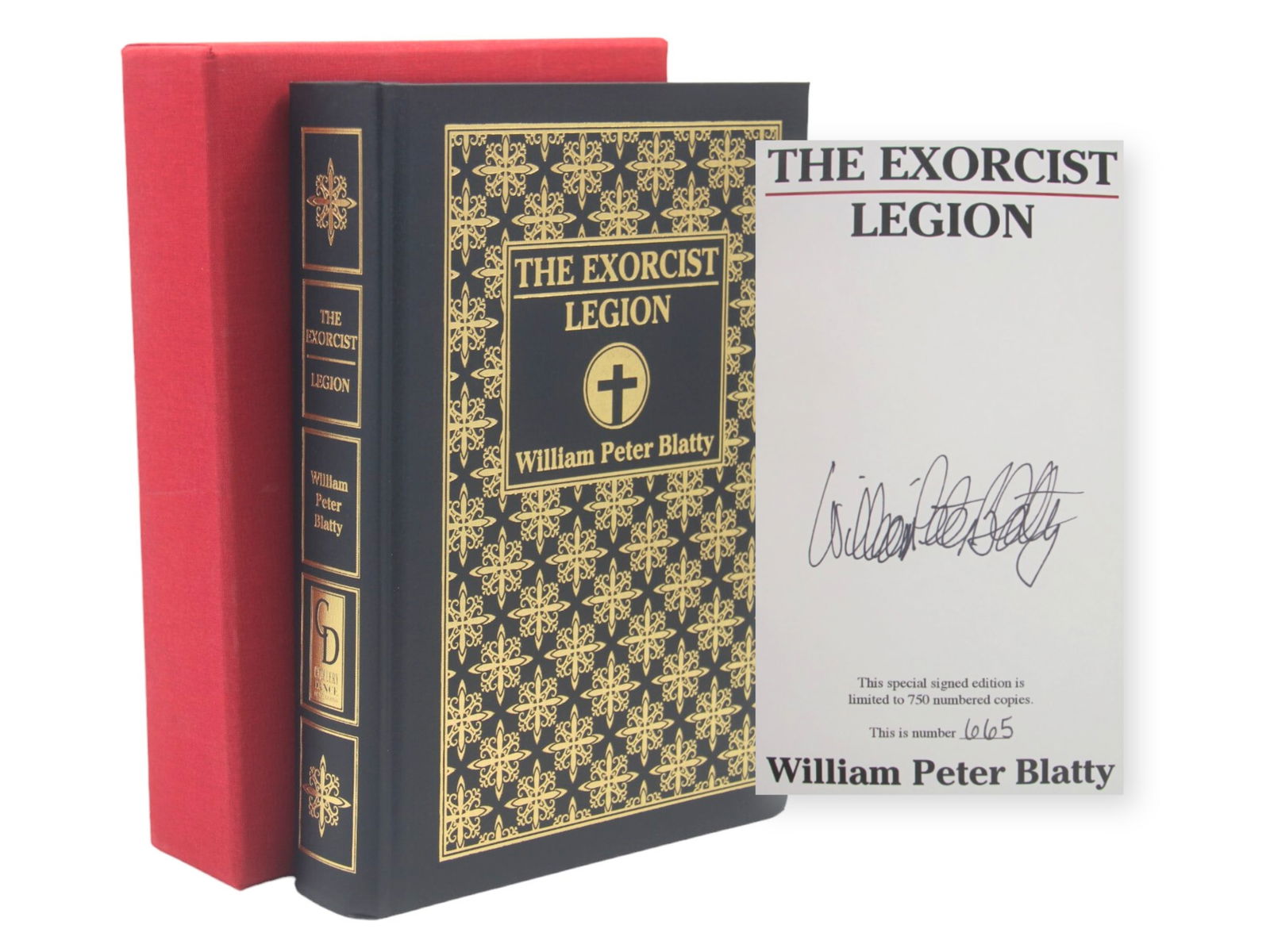 William P. Blatty. The Exorcist Legion Signed (1 of 3)