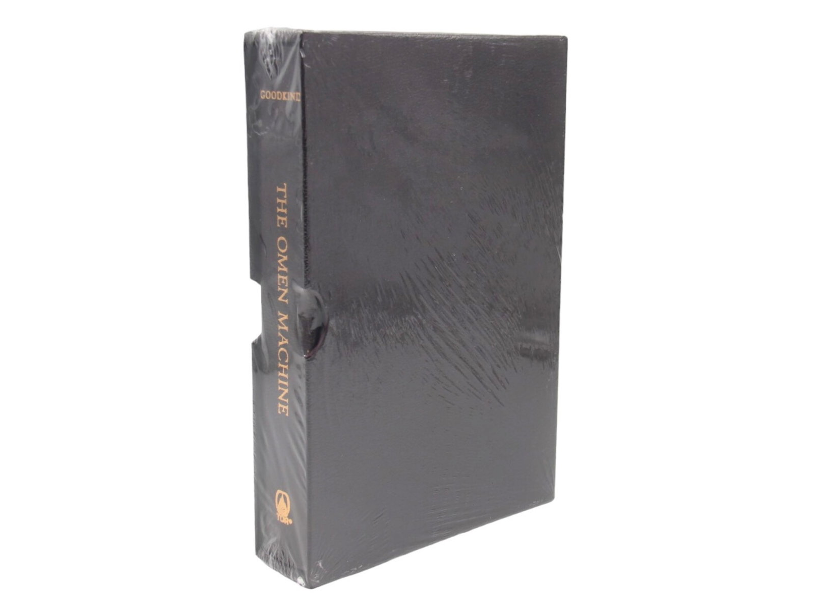 Terry Goodkind. The Omen Machine Limited Edition: Limited edition of 100 of The Omen Machine by Terry Goodkind. Numbered 73/100 the book is also signed by the author. Comes in matching slipcase. Book and slipcase is still fully sealed