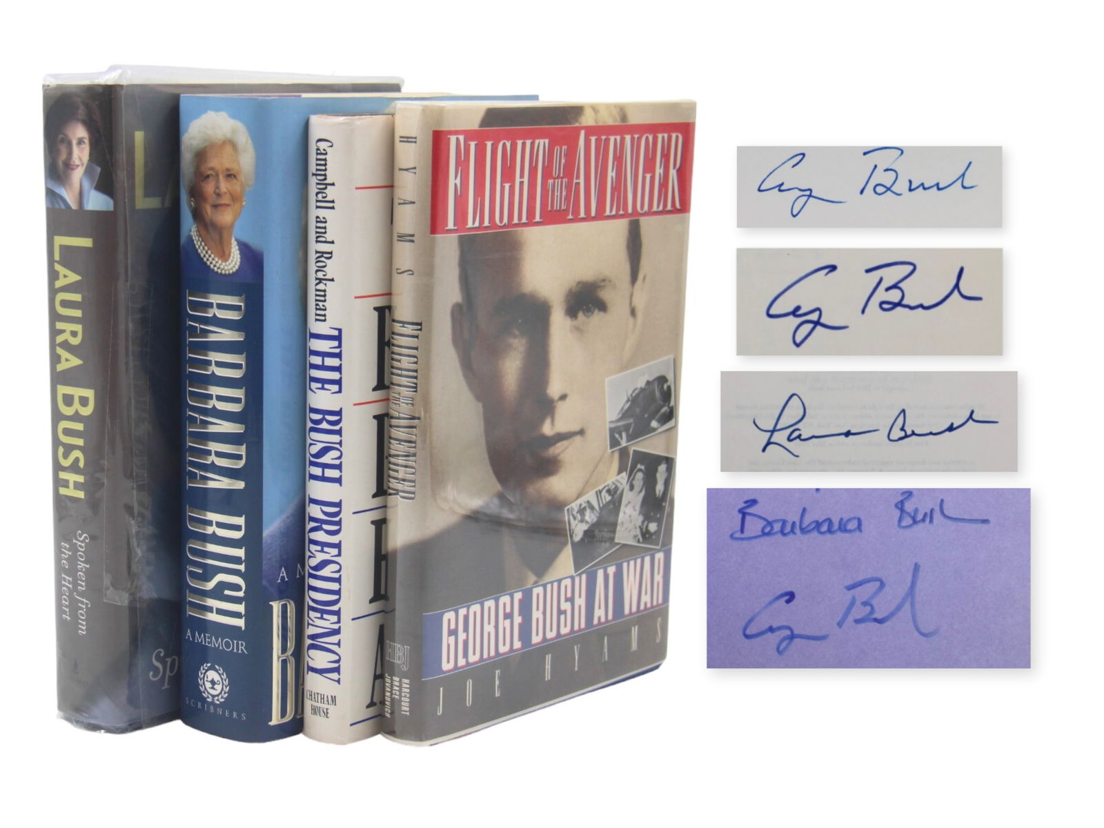 (4) President and First Lady Signed Books - Bush (1 of 3)