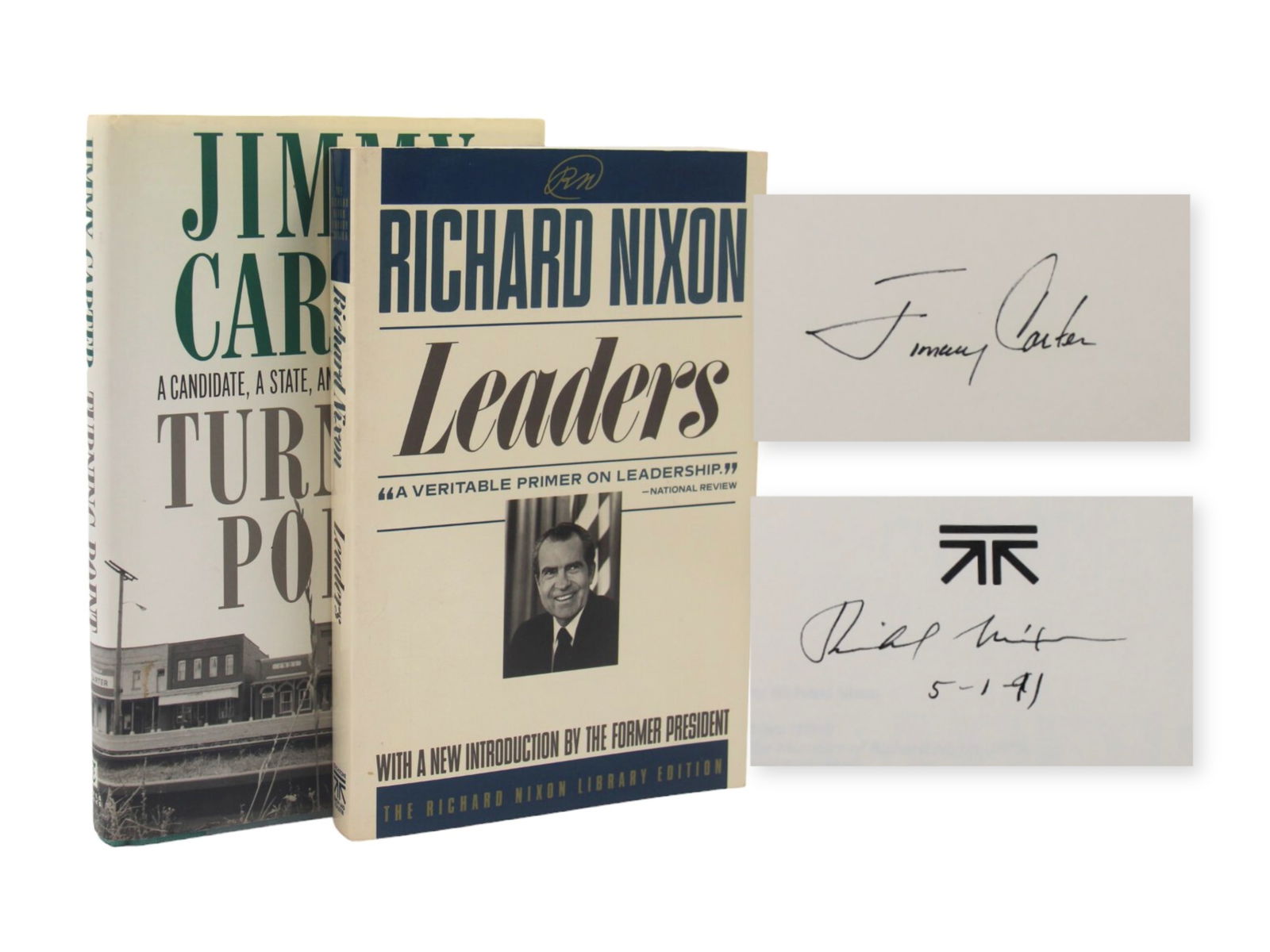 (2) President Signed Books - Nixon and Carter (1 of 2)