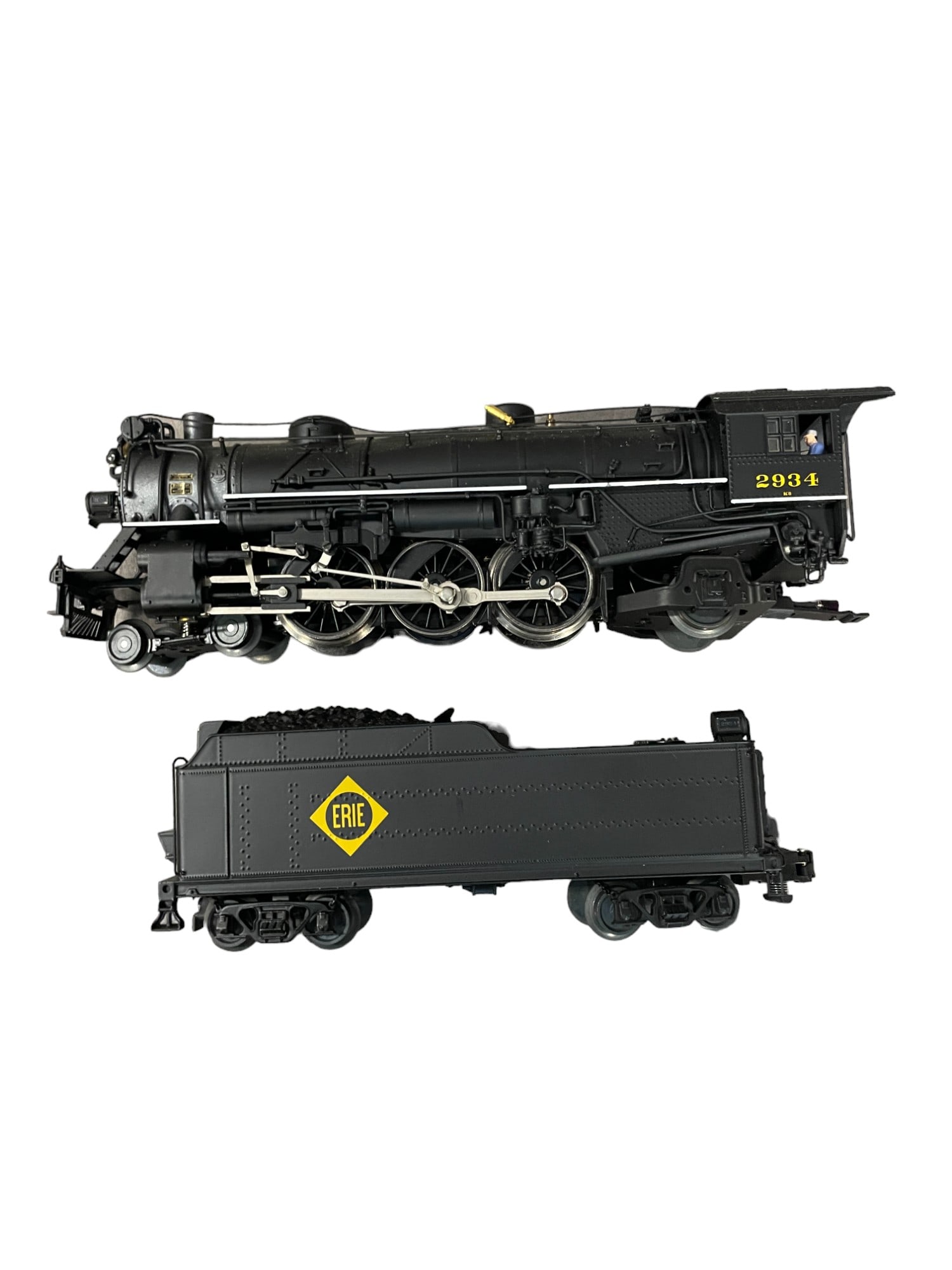 Lionel American Flyer 48052 Erie Pacific: S Gauge. Nice scale detailed steam loco equipped with TMCC, RailSounds 5.0, Smoke, light & More. It shows very light run time.