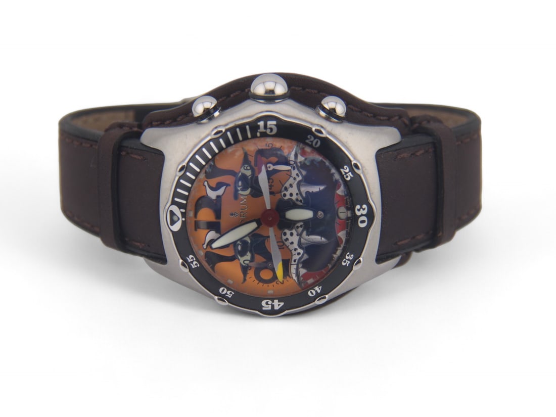 Corum LE Bubble Diver Bomber Tiger Watch (1 of 3)