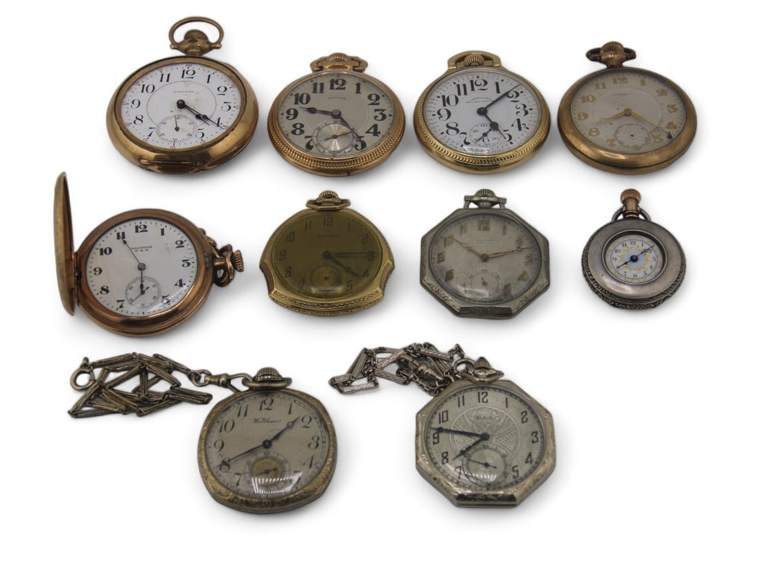 (10) Pocket Watches (1 of 3)