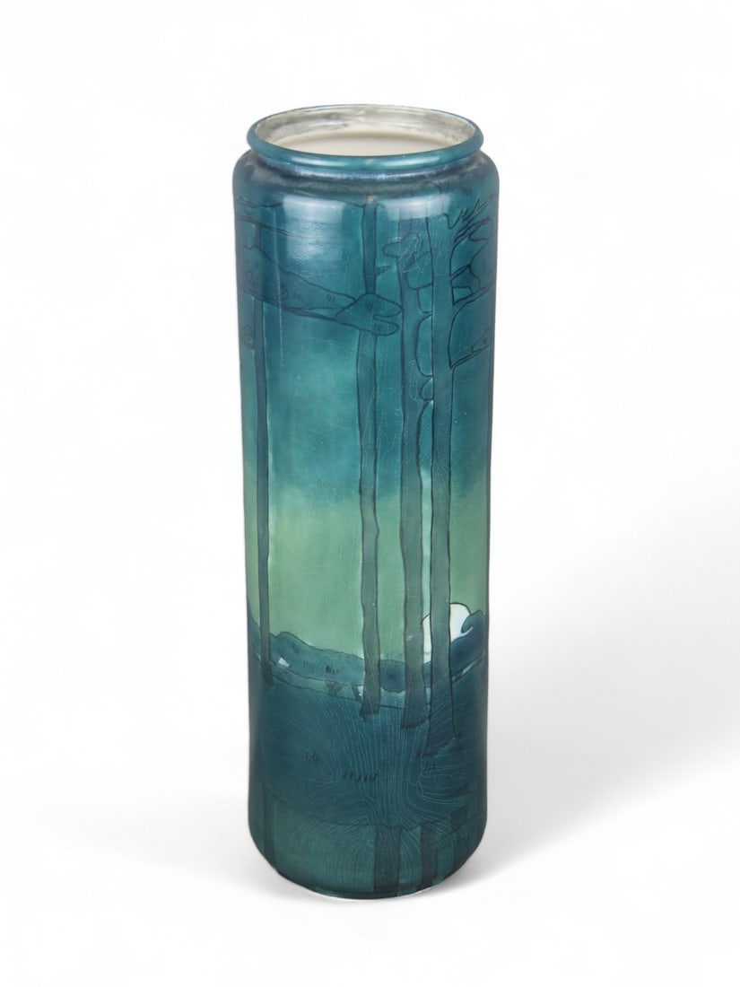 Willets Belleek Tall Landscape Vase (1 of 5)