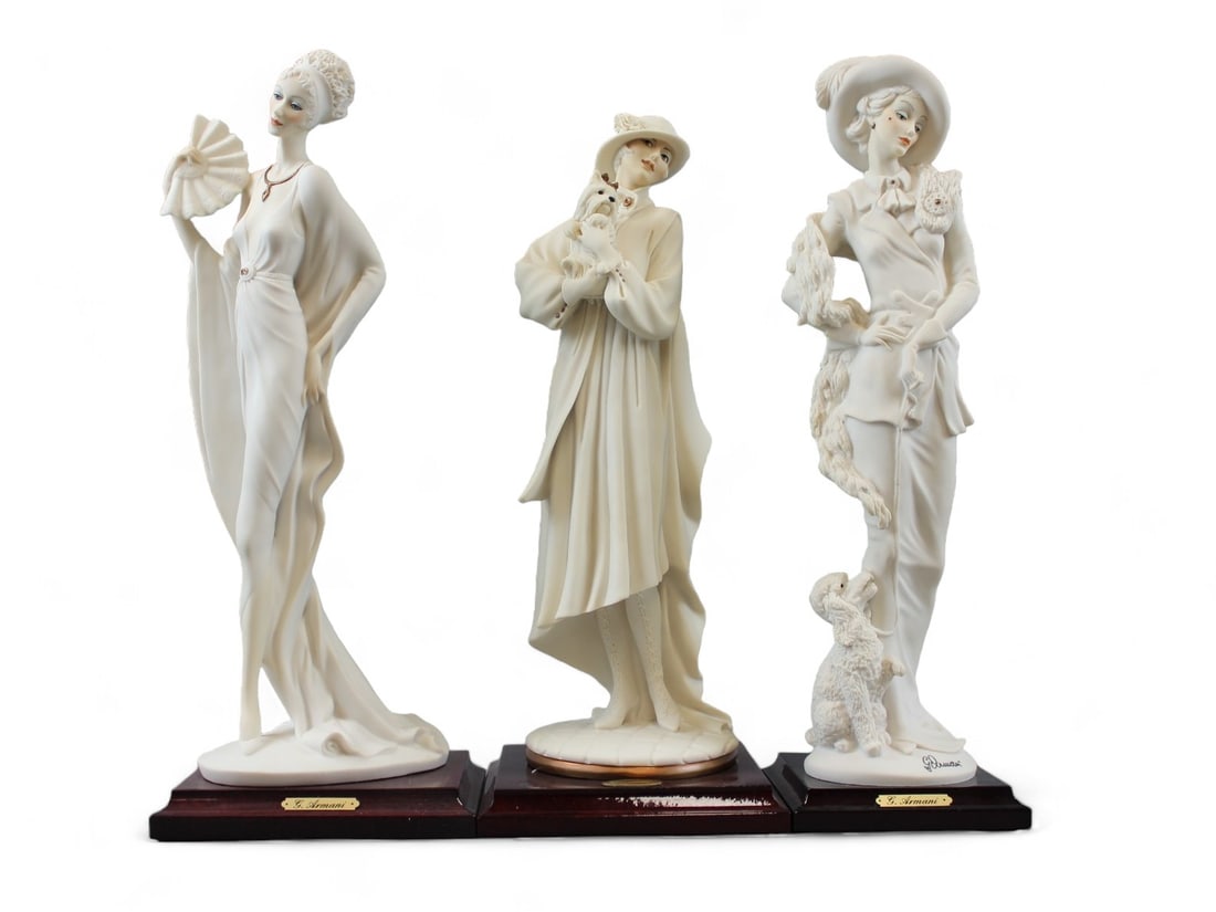 (3) Boxed Giuseppe Armani Lady Figurines (1 of 5)