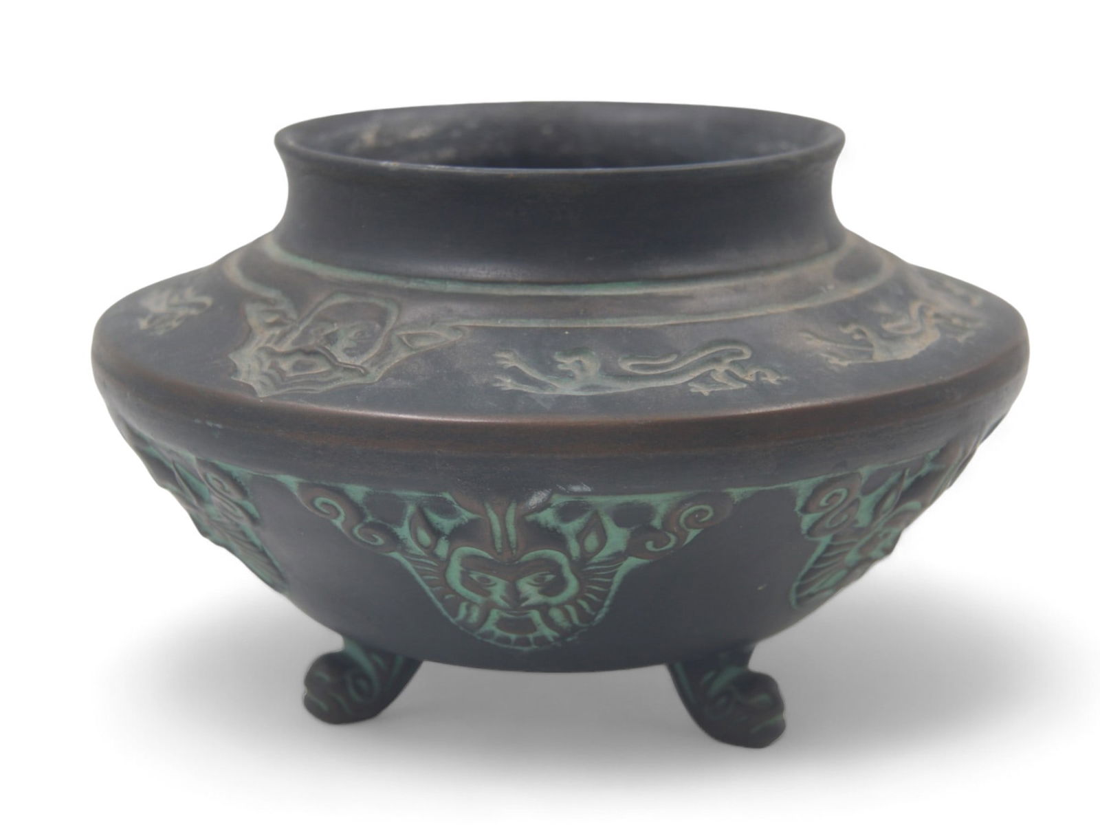 Norse Pottery Footed Bowl (1 of 4)