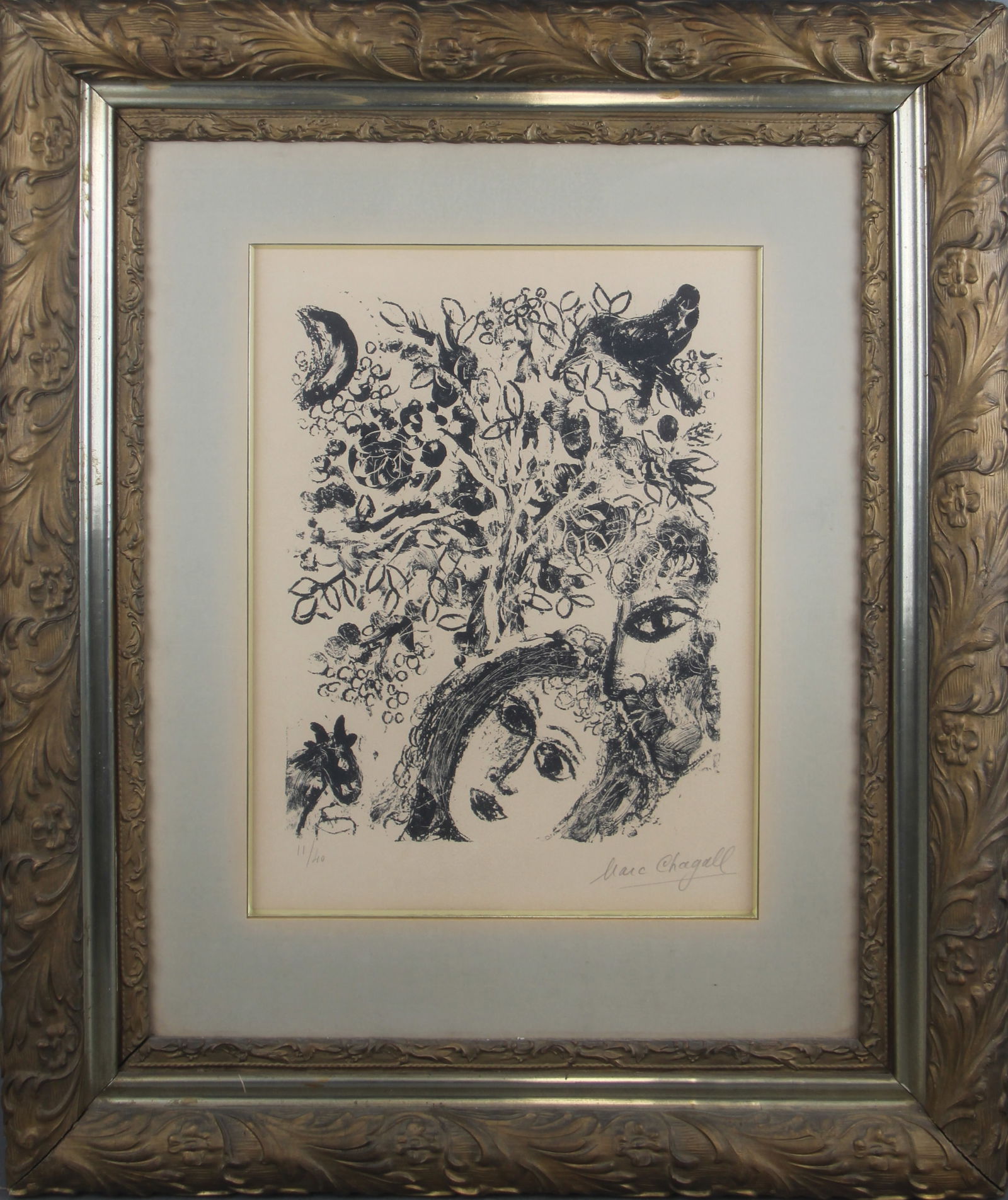 Marc Chagall. 1960 Lithograph Signed (1 of 3)