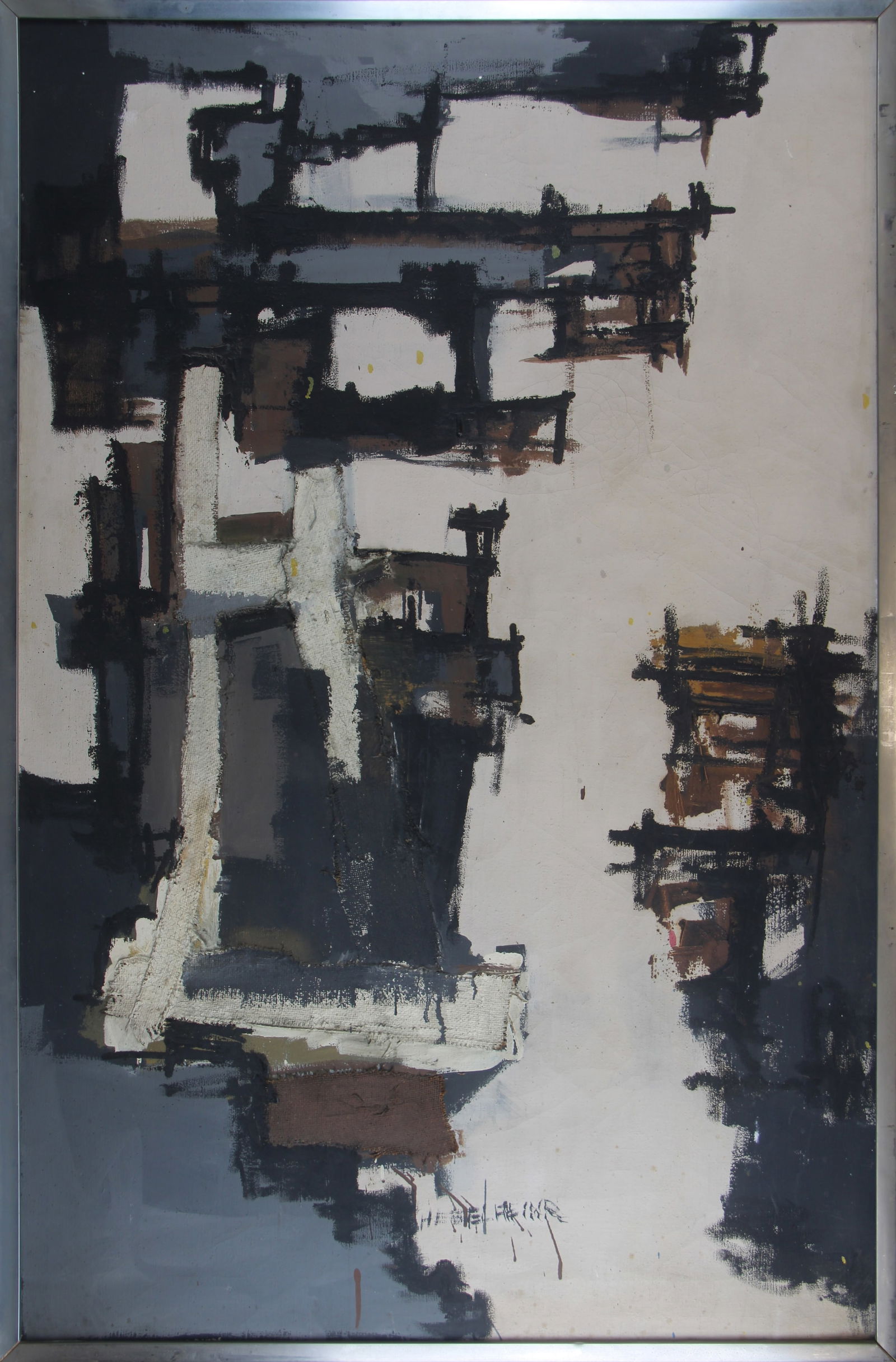 William Hegelheimer, Abstract Oil on Canvas (1 of 1)