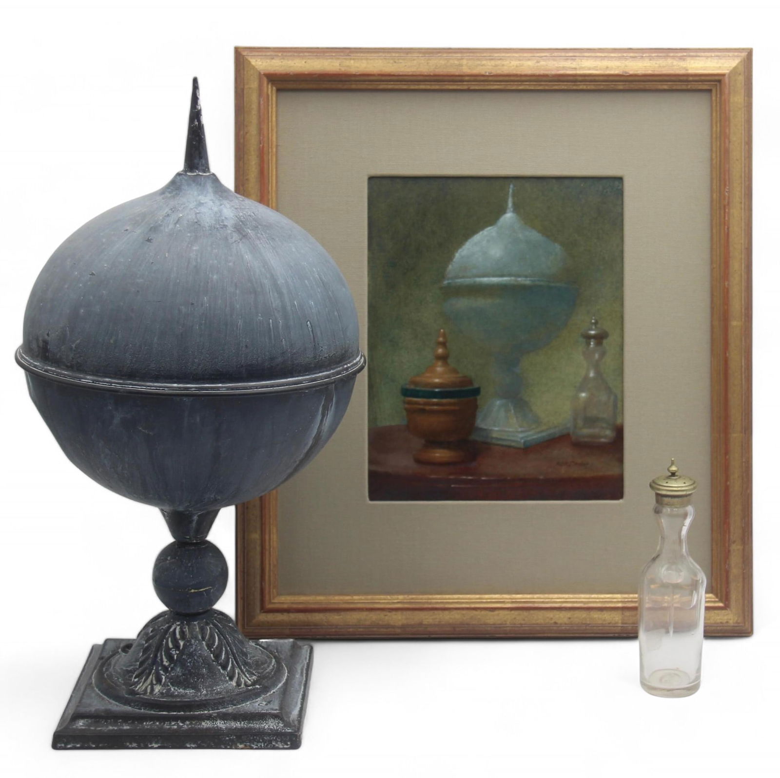 Kenneth Davies, Oil on Board, Ghost Finial Study (1 of 6)