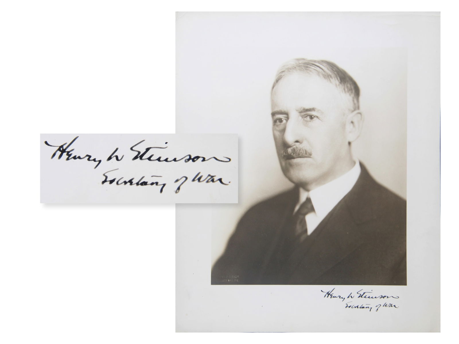 Secretary of War Henry Stimson Signed Photograph (1 of 3)