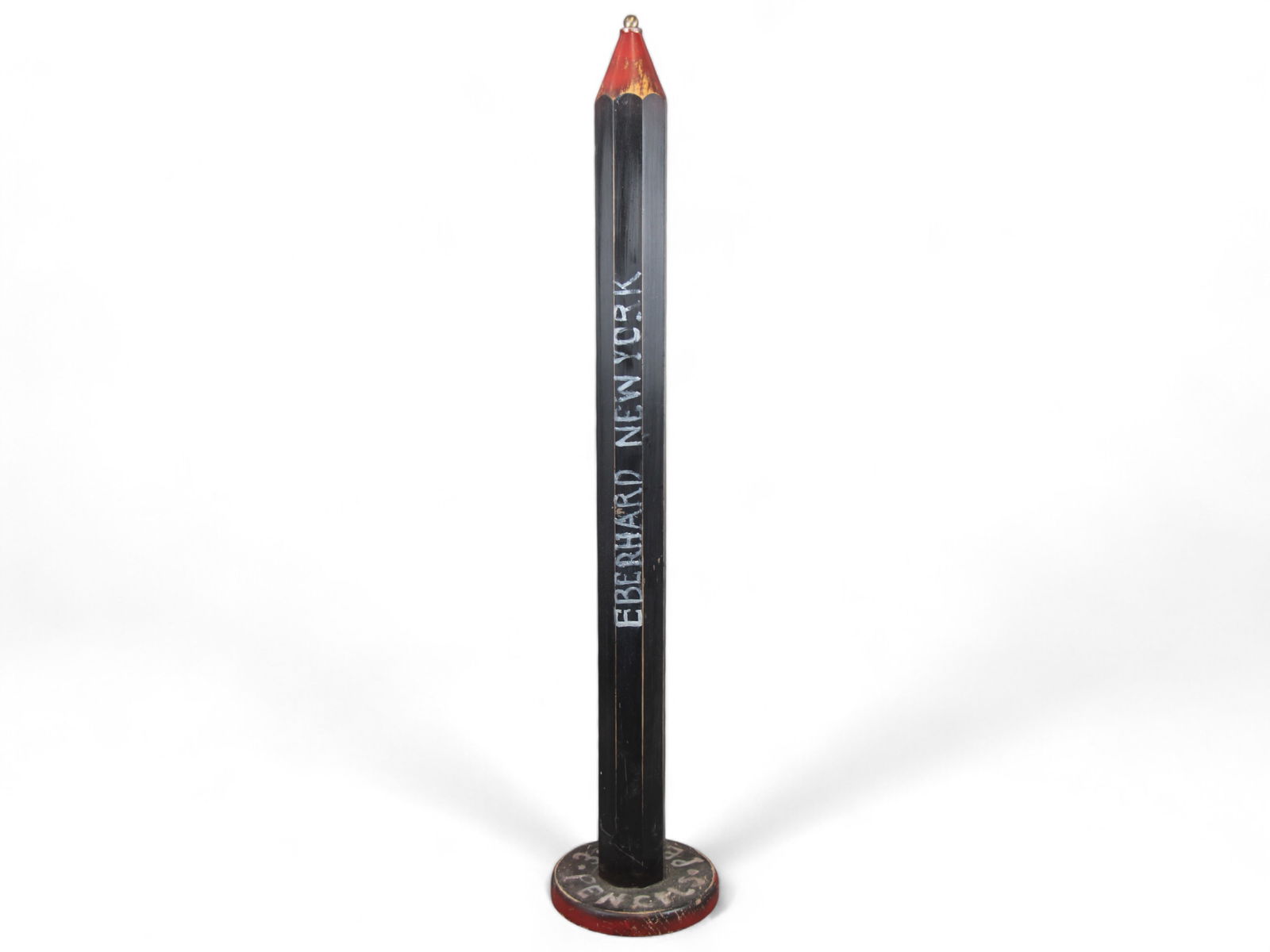 Eberhard Wooden Pencil Figural Trade Sign (1 of 4)