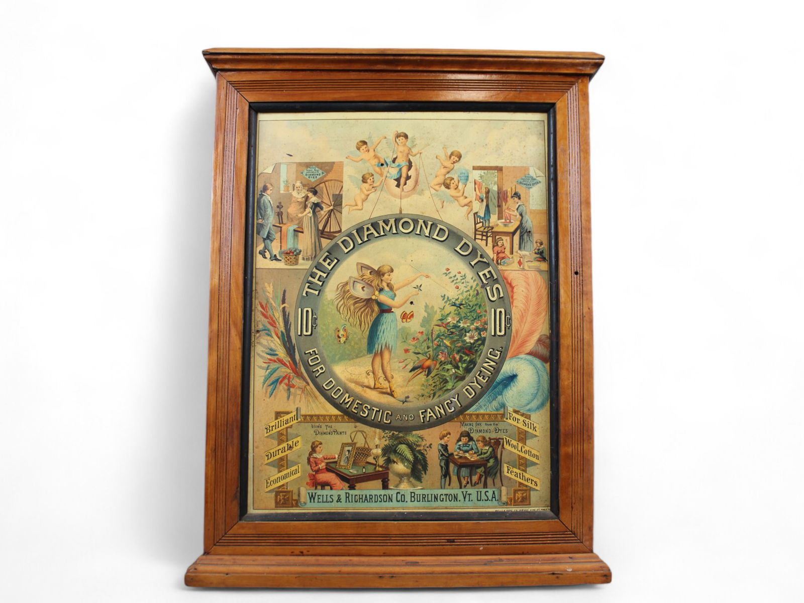 Diamond Dyes Country Store Cabinet with Fairy (1 of 9)