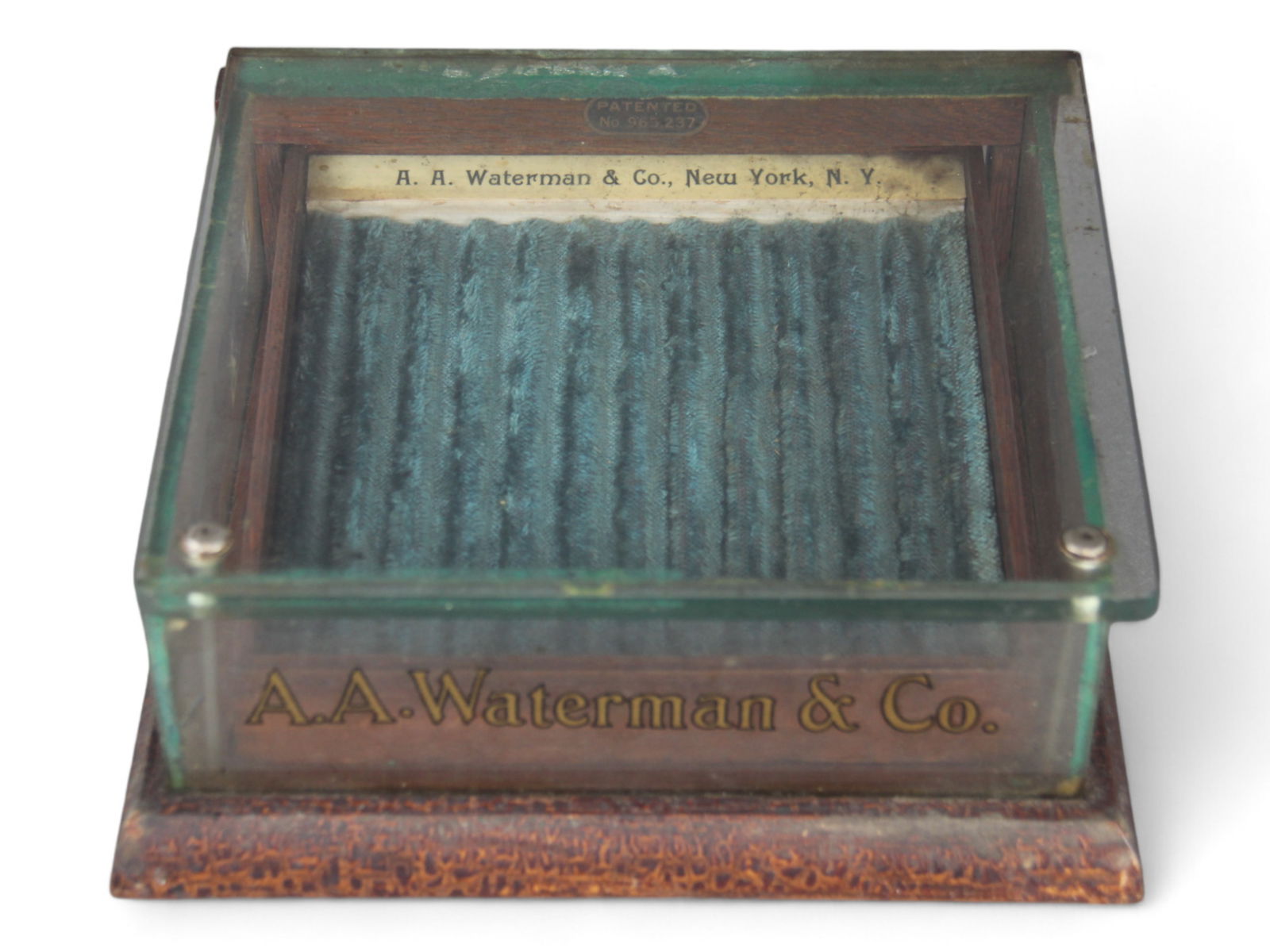 Early A.A. Waterman Fountain Pen Display Case (1 of 3)