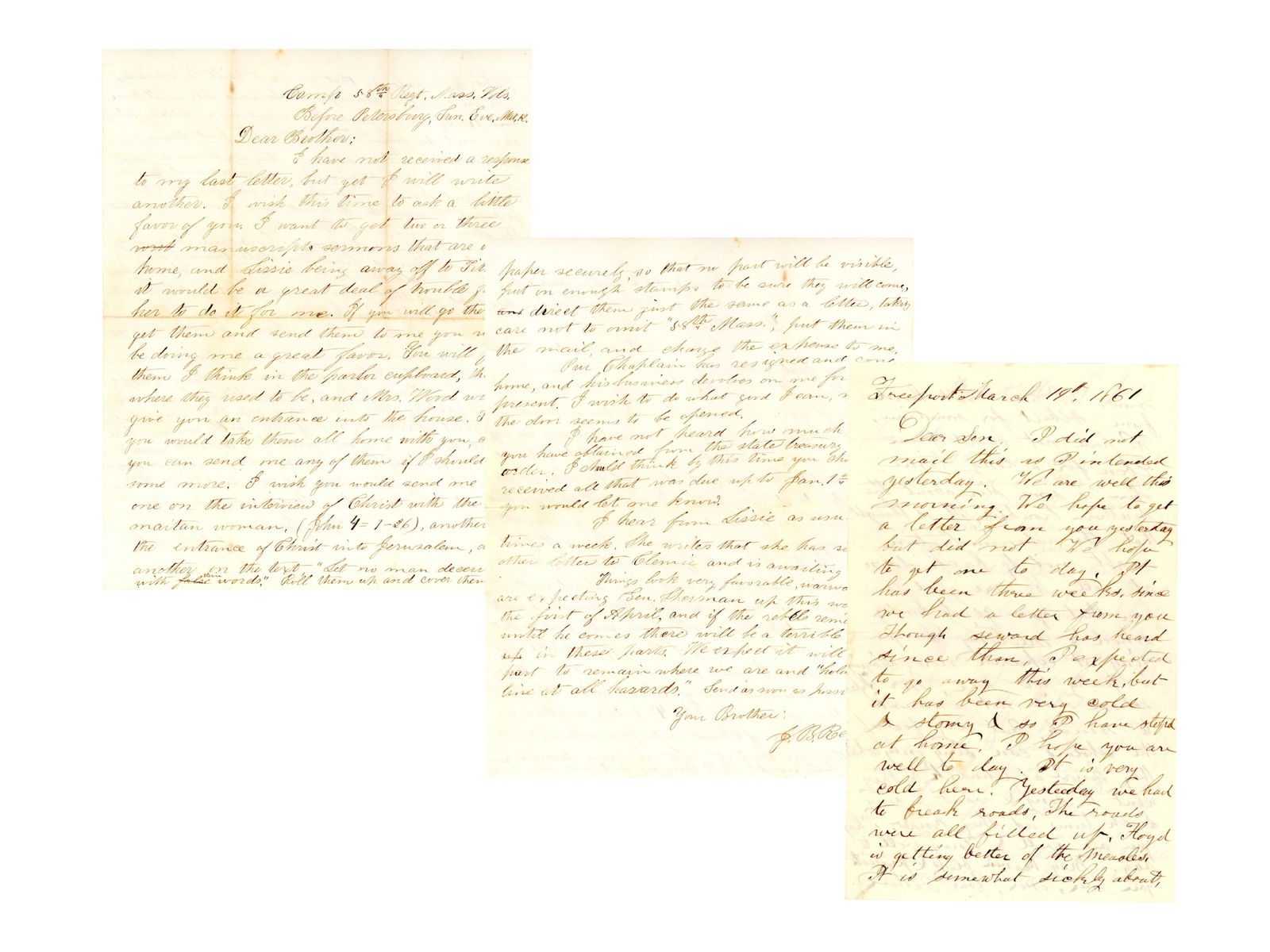 Group of Civil War Union Soldier's Letters (1 of 13)