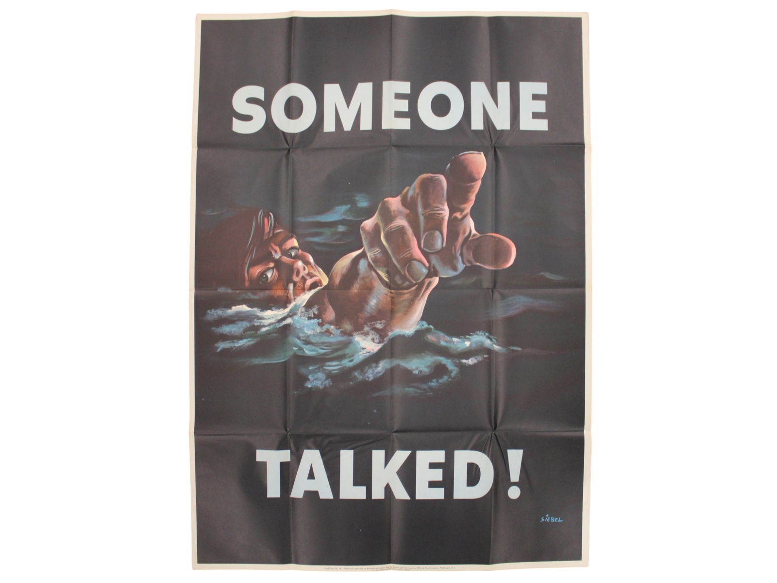 Someone Talked World War II Poster, Fritz Siebel (1 of 2)