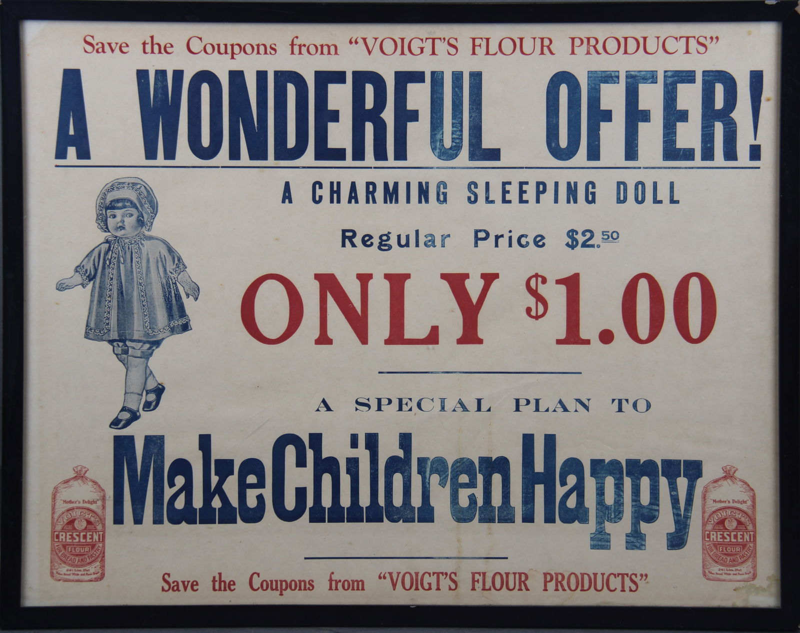 Voigt's Crescent Flour Sleeping Doll Advertisement (1 of 1)