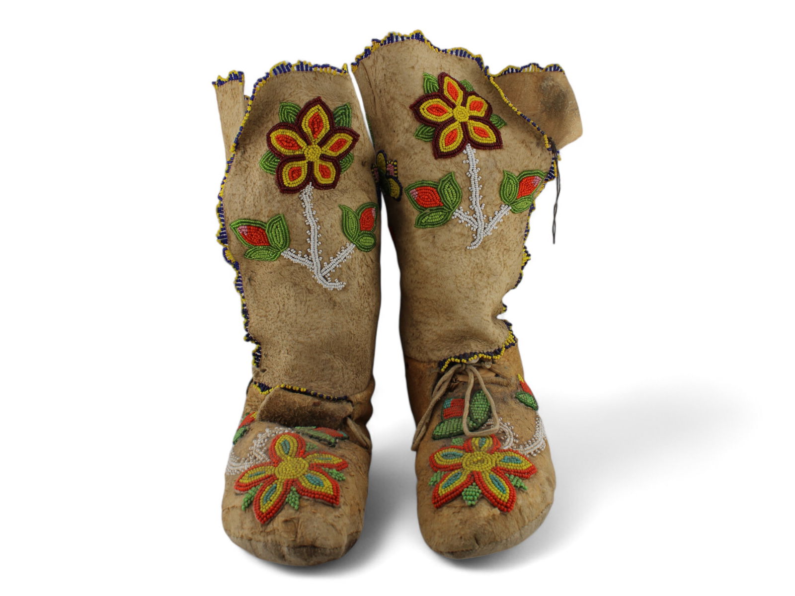 Mid 20th century Beaded Boots. (1 of 11)