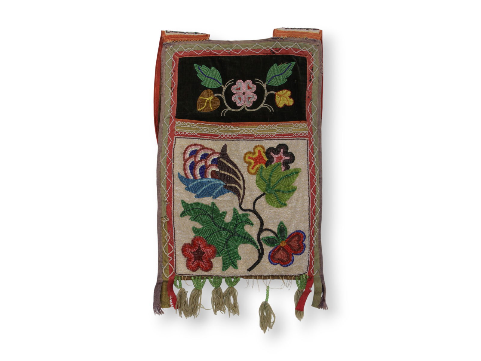 Possibly Chippewa Beaded Bandolier Bag (1 of 5)
