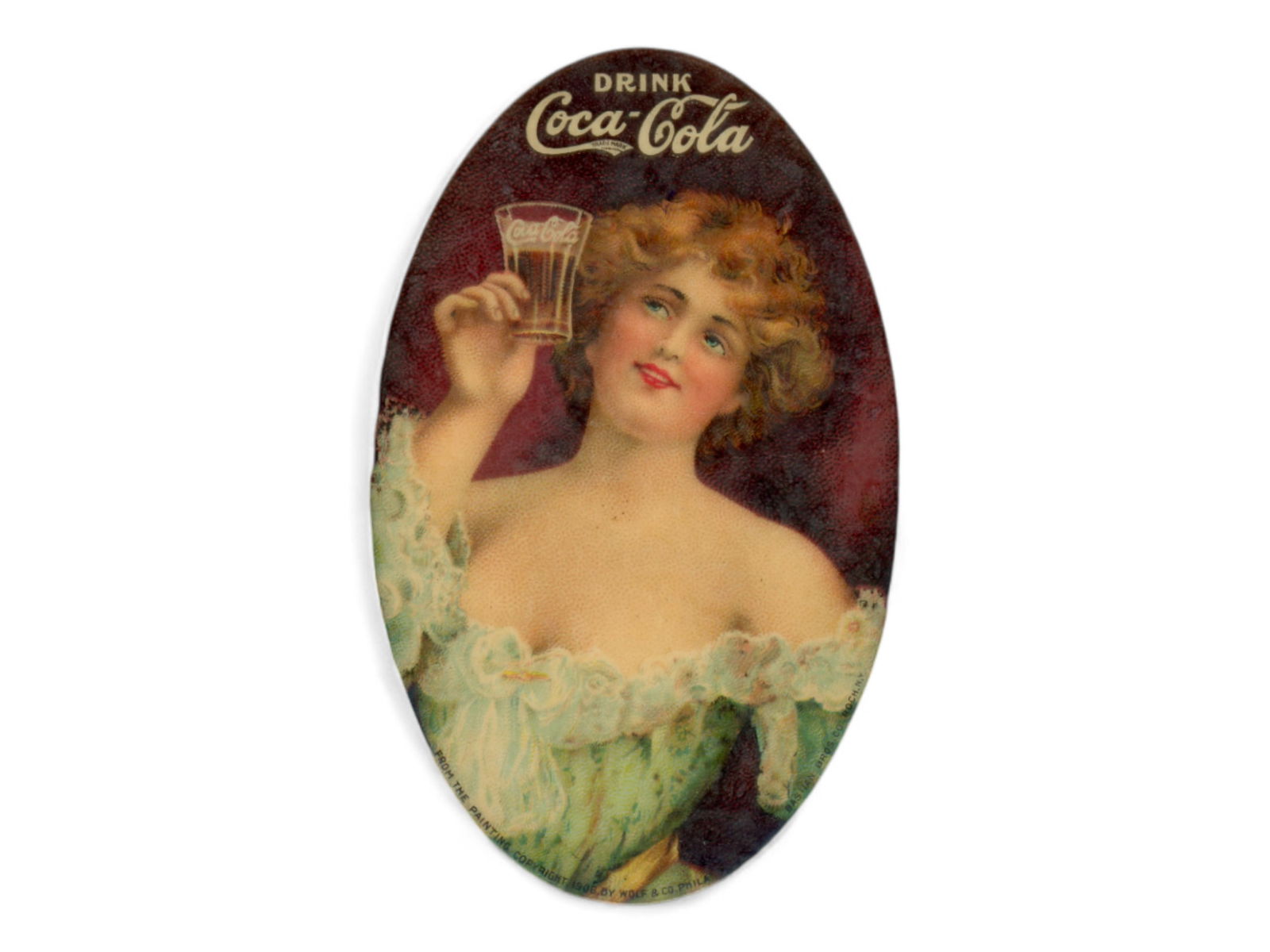 1907 Coca Cola Pocket Mirror (1 of 2)