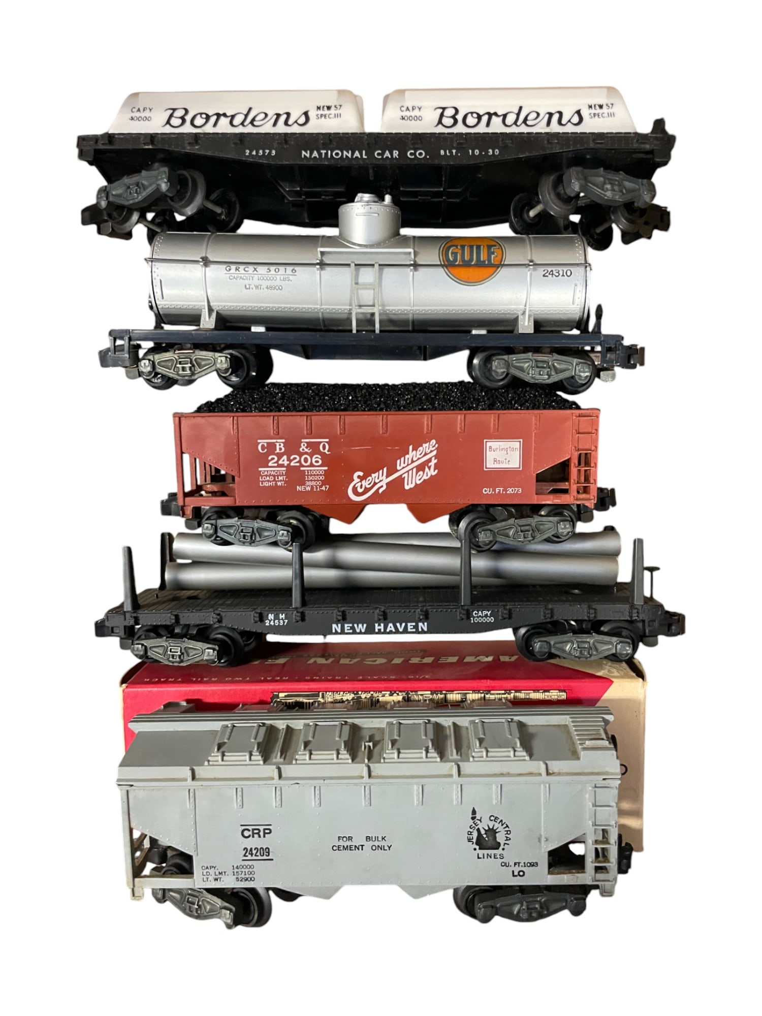 5 American Flyer 5-Digit Freights (1 of 7)