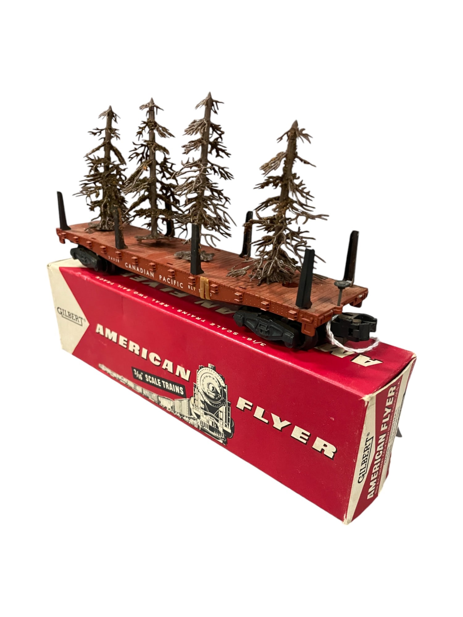 Boxed American Flyer 24558 Christmas Tree Car (1 of 4)