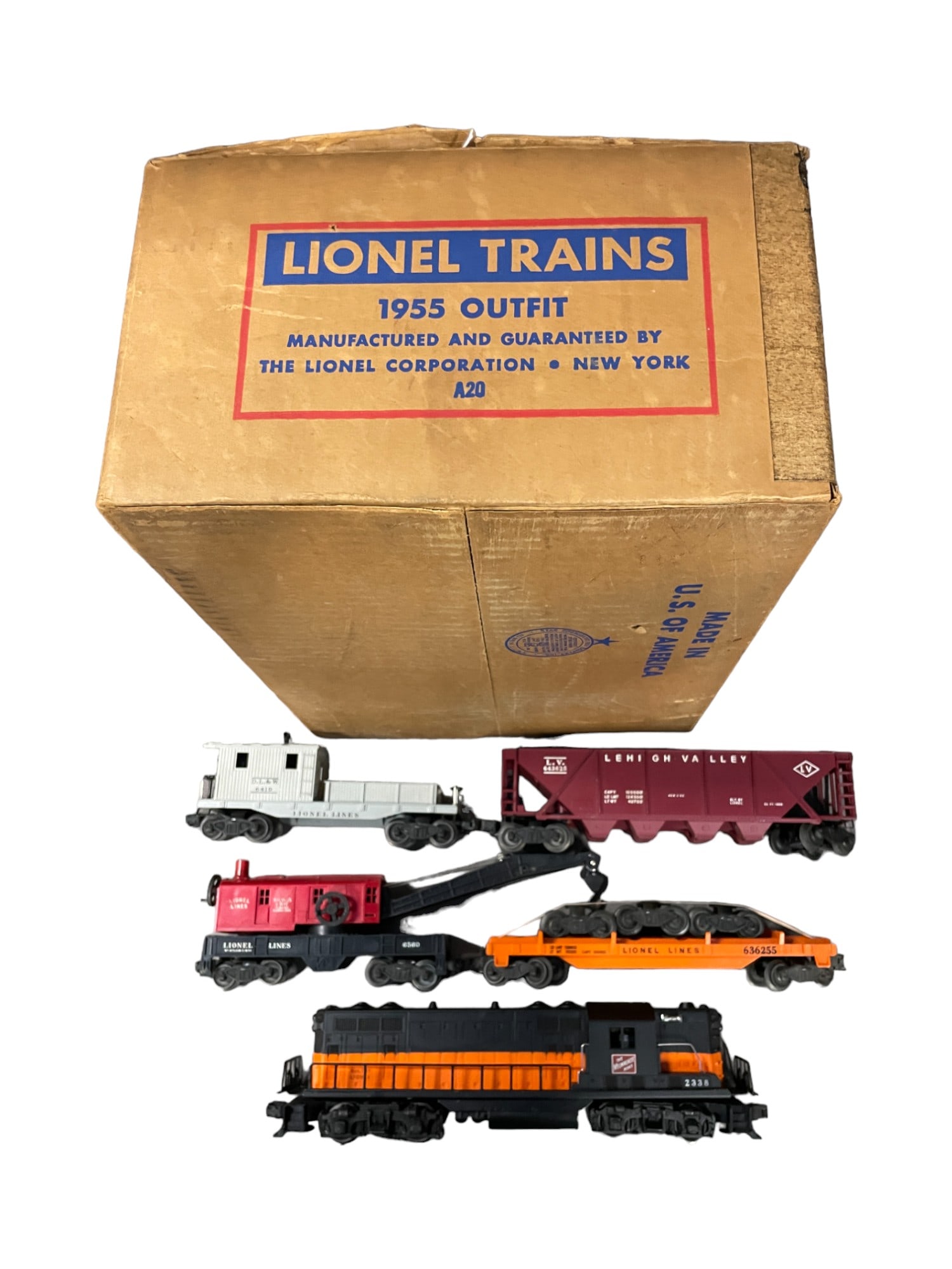 Boxed 1955 Lionel Set A20 (1 of 9)