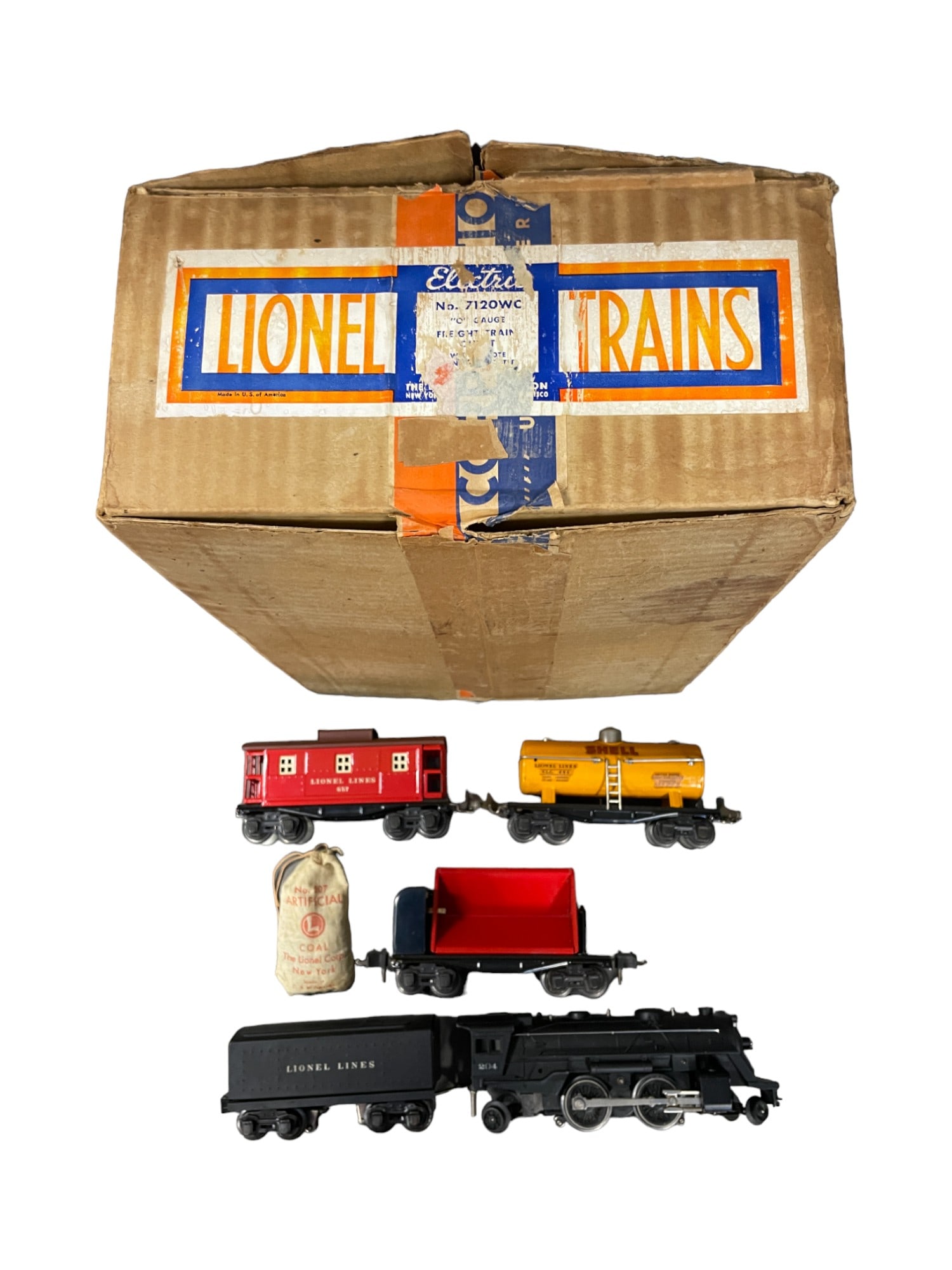 Unusual Boxed Lionel Set 7120WC (1 of 9)