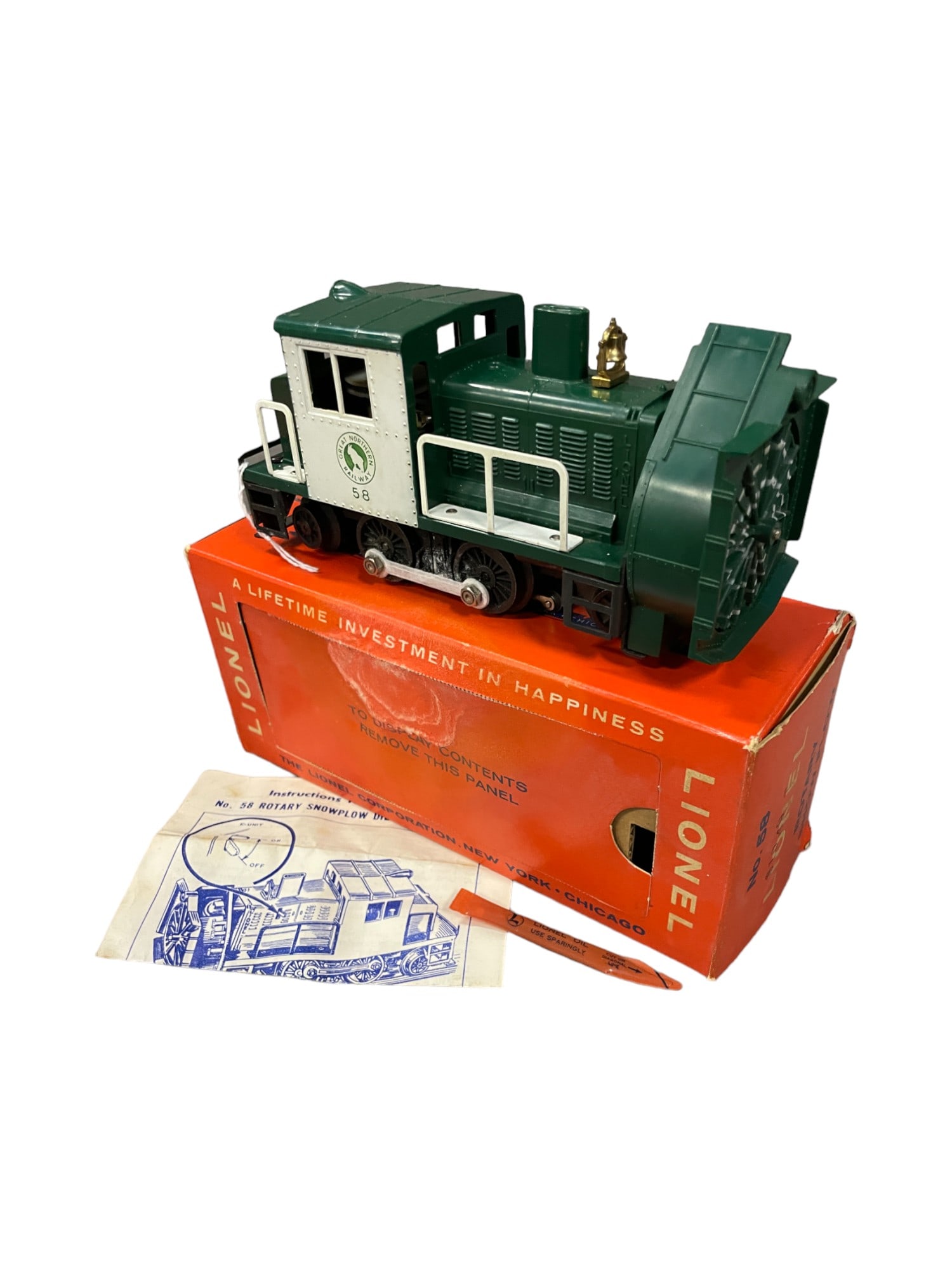 Clean Boxed Lionel 58 Rotary Snow Plow (1 of 5)