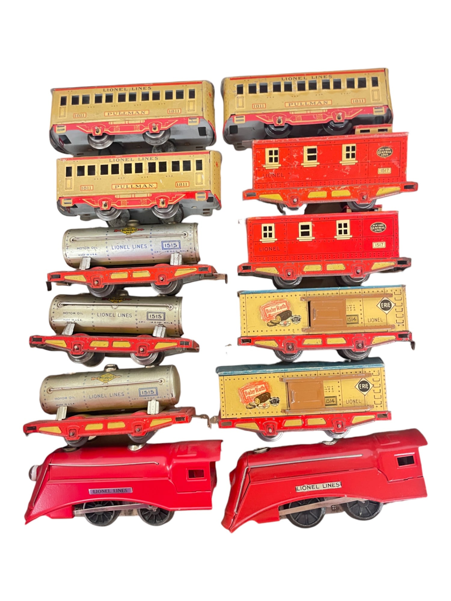 12pc Lionel Mechanical Mickey Mouse Cars (1 of 3)