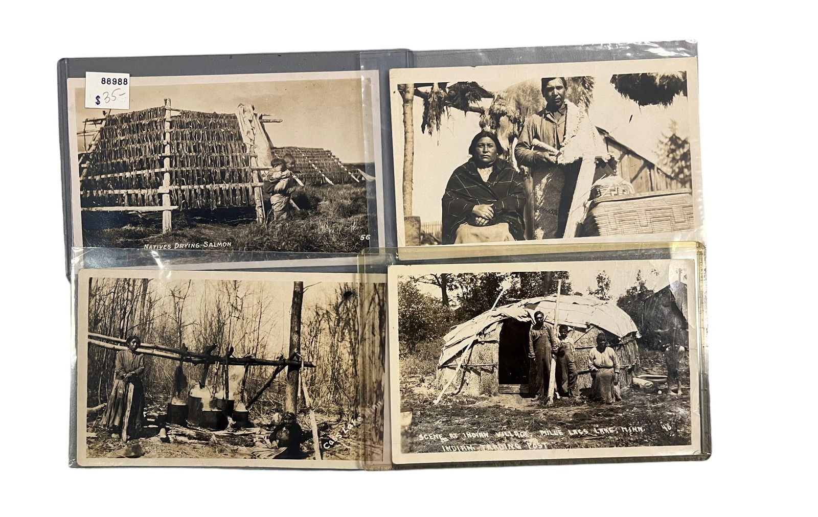 Native American Real Photo Post Card Lot (1 of 5)