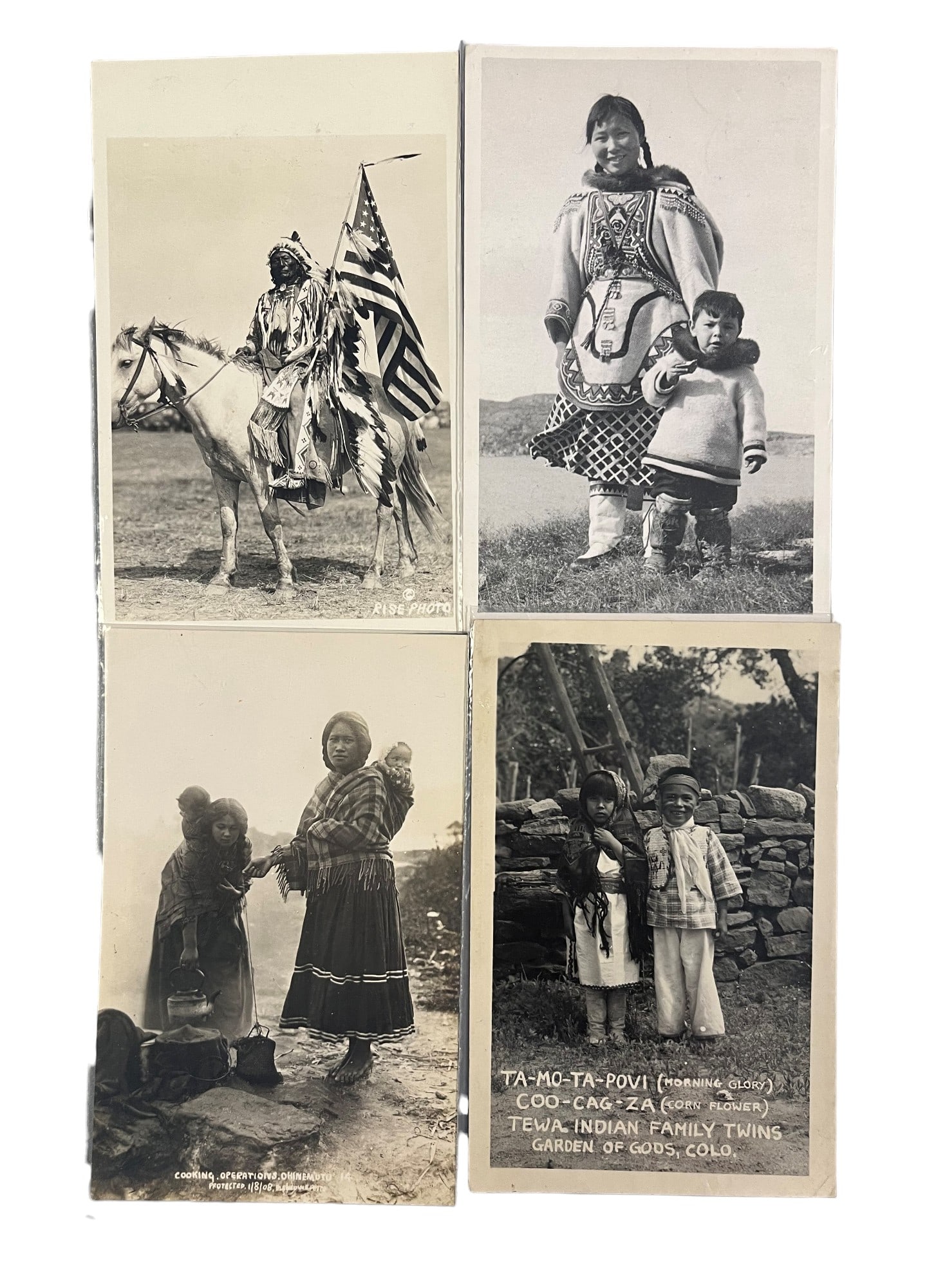 Native American Real Photo Post Card Lot (1 of 5)