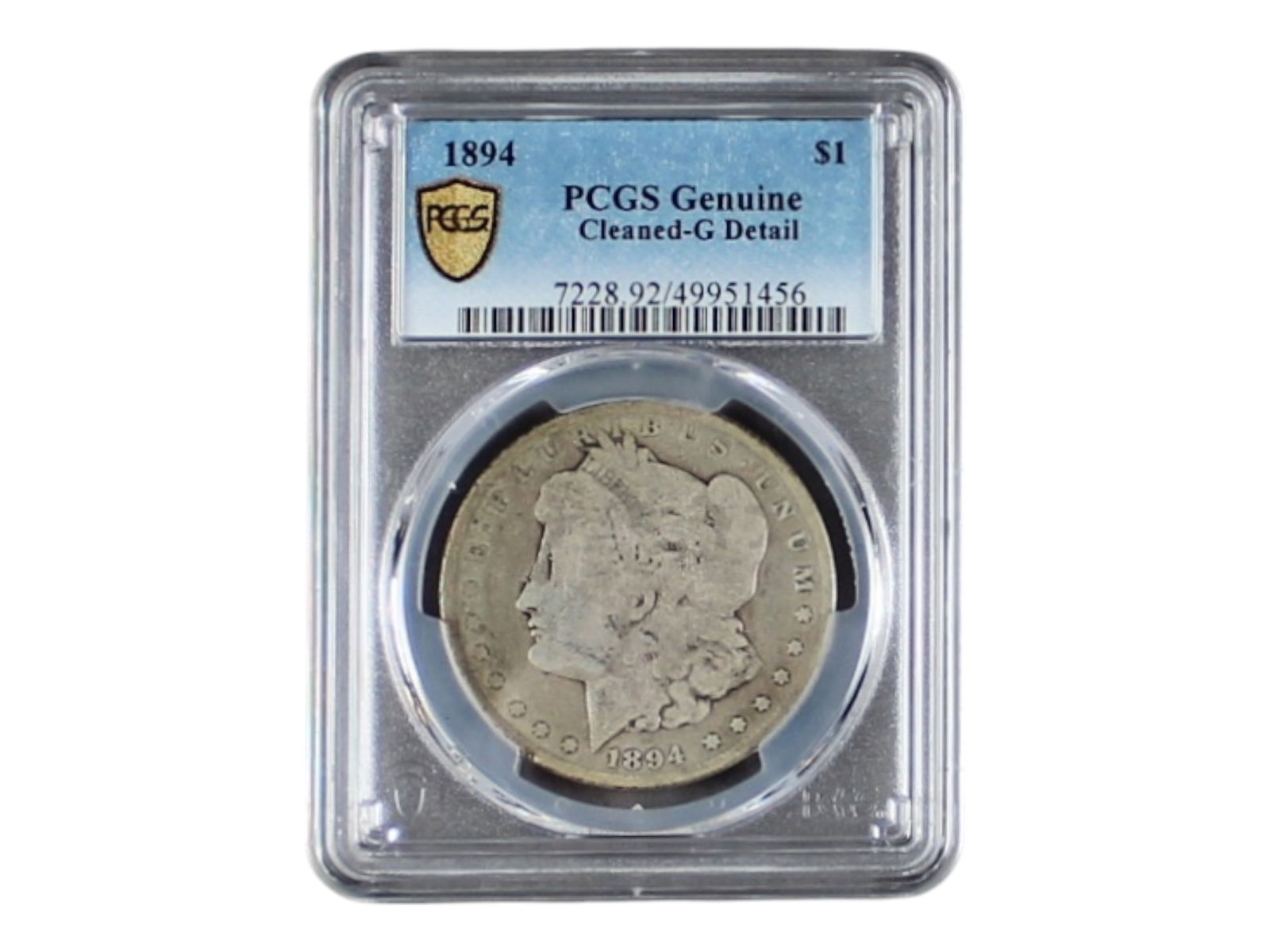 PCGS Slabbed 1894 Morgan Dollar G Cleaned (1 of 2)