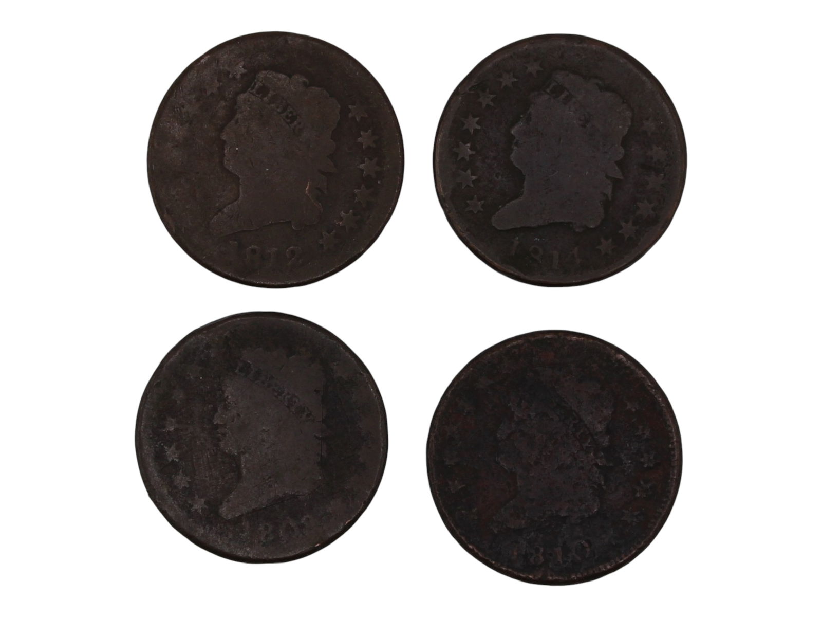 (4) Classic Head Cents (1 of 2)