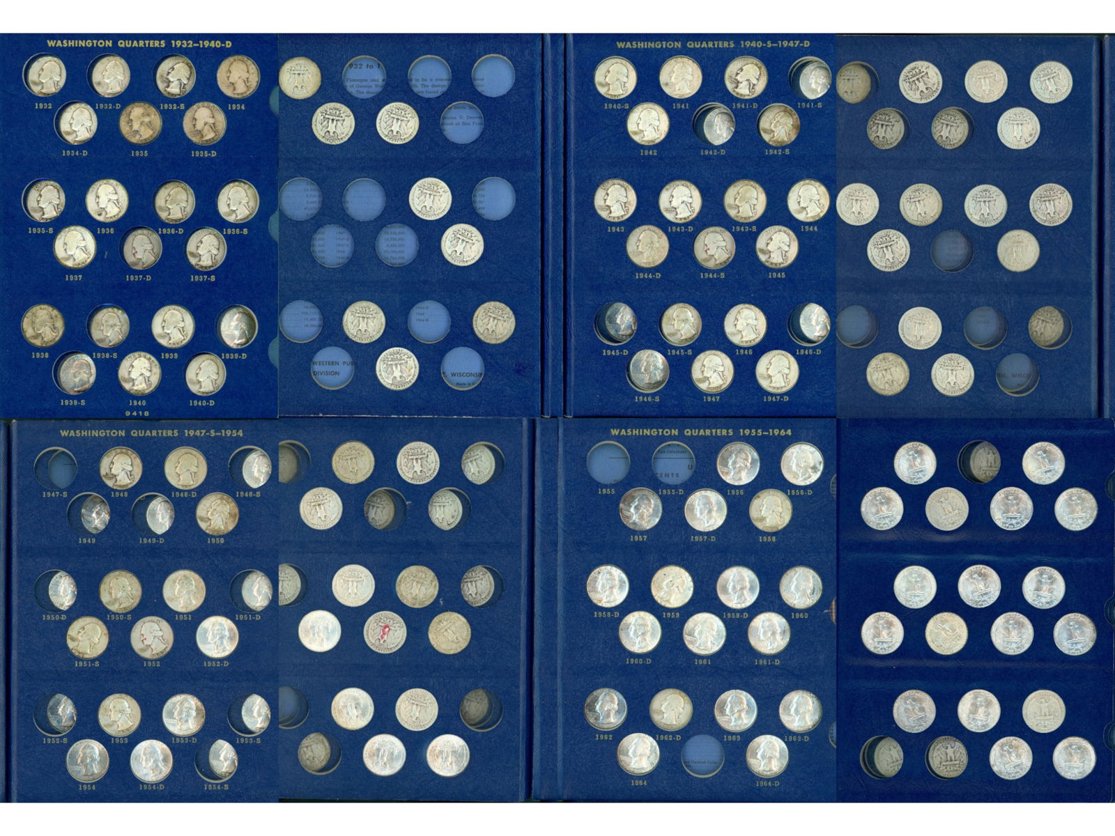 Washington Silver Quarter Collection Whitman Album (1 of 9)